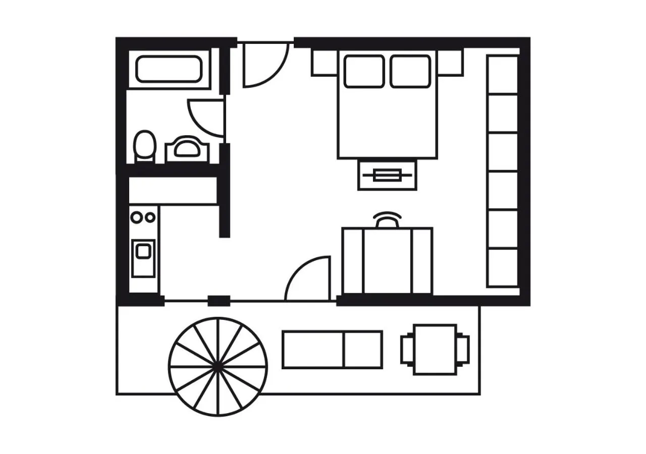 Floor plan in Andreas Hofer