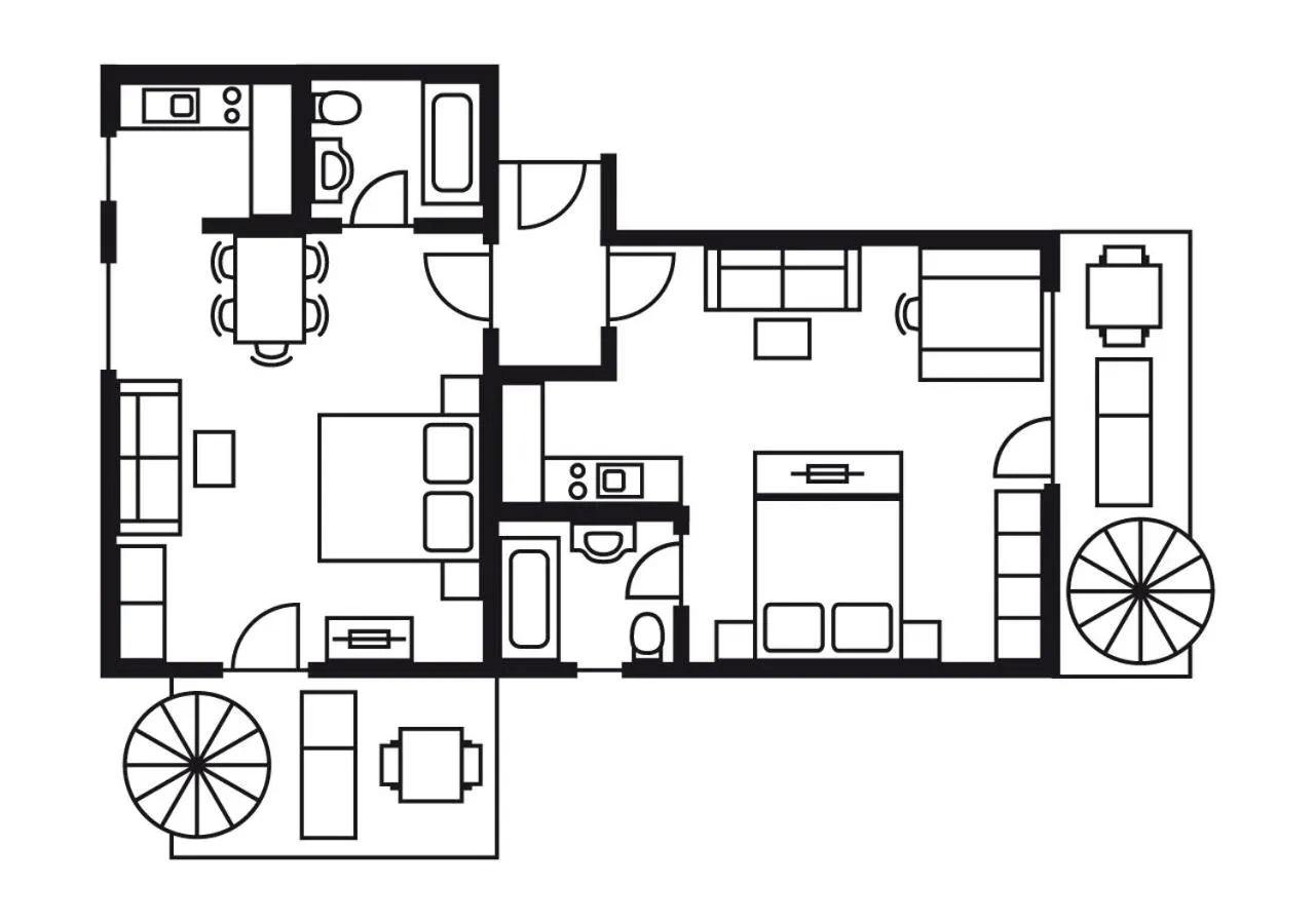 Floor plan in Andreas Hofer