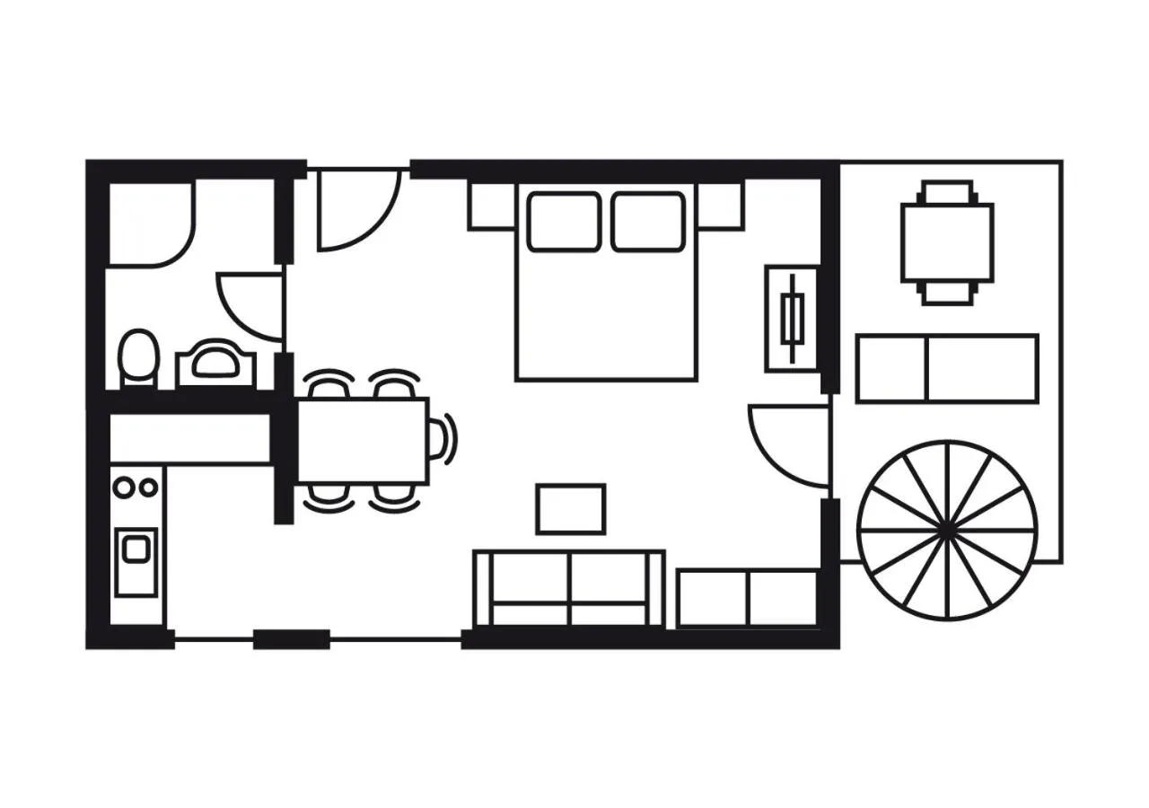 Floor plan in Andreas Hofer