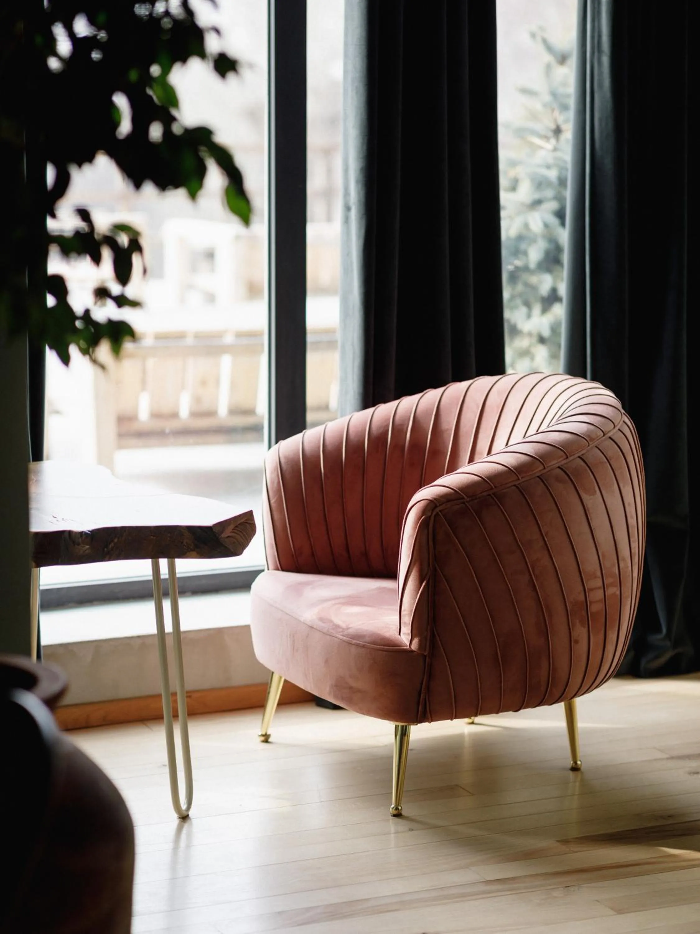 Seating area in Intourist Kazbegi