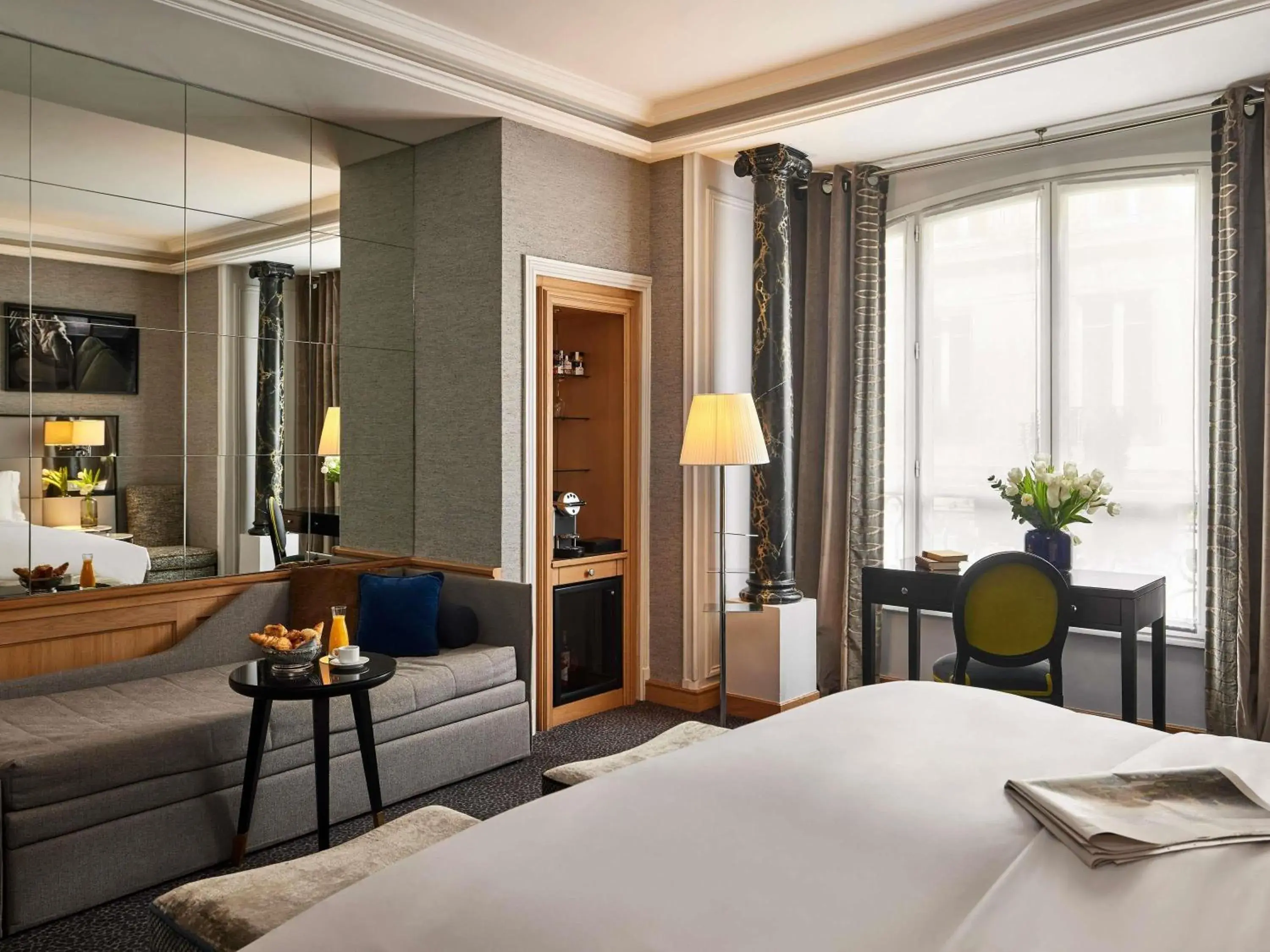 Bedroom, Bed in Sofitel Paris Baltimore Tour Eiffel Bedroom, Bed in Sofitel Paris Baltimore Tour Eiffel