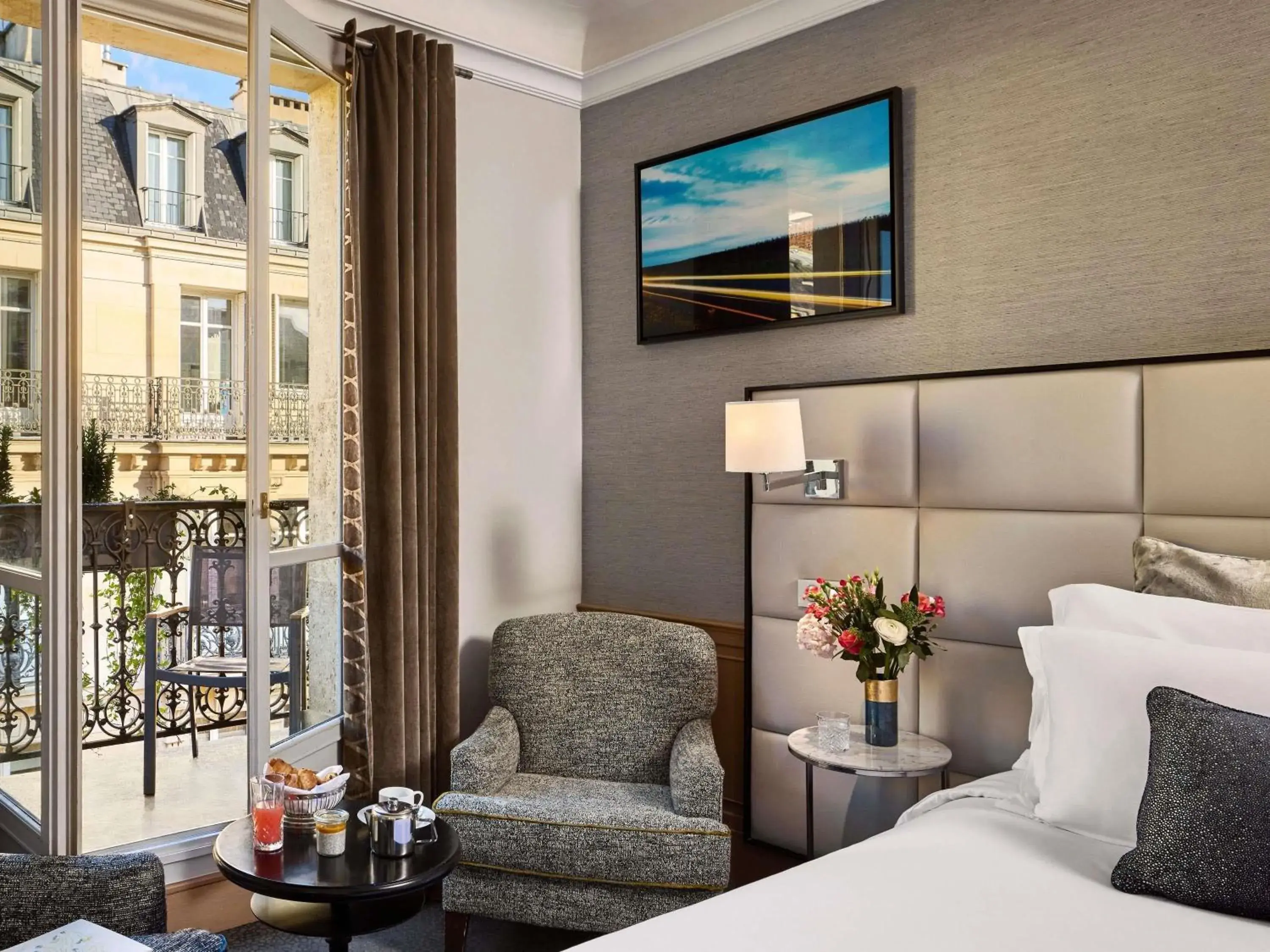 Bedroom, Bed in Sofitel Paris Baltimore Tour Eiffel Bedroom, Bed in Sofitel Paris Baltimore Tour Eiffel