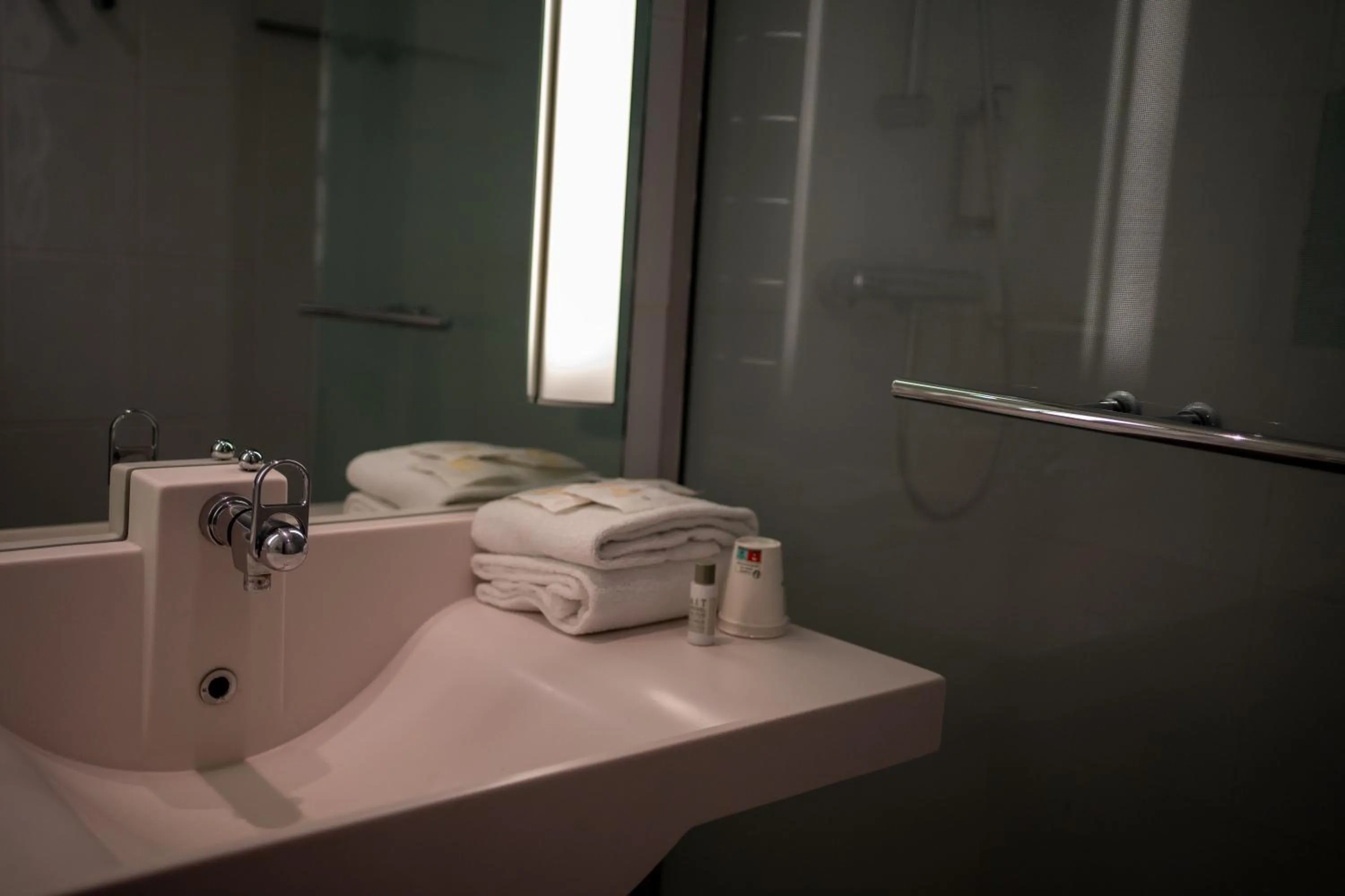 Bathroom in Campanile Troyes Nord - Barberey