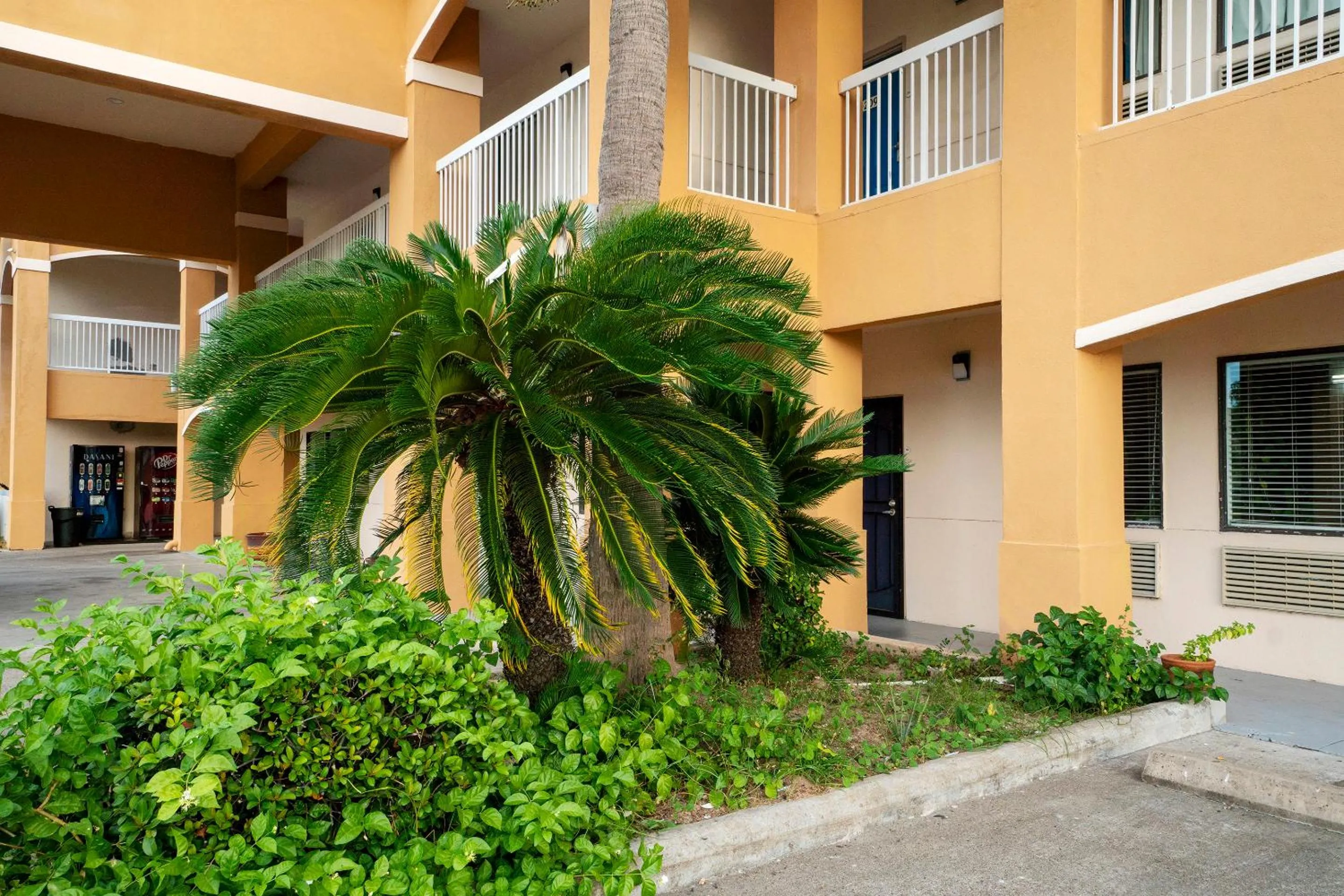 Property building in Island Inn By OYO Galveston Beach, TX