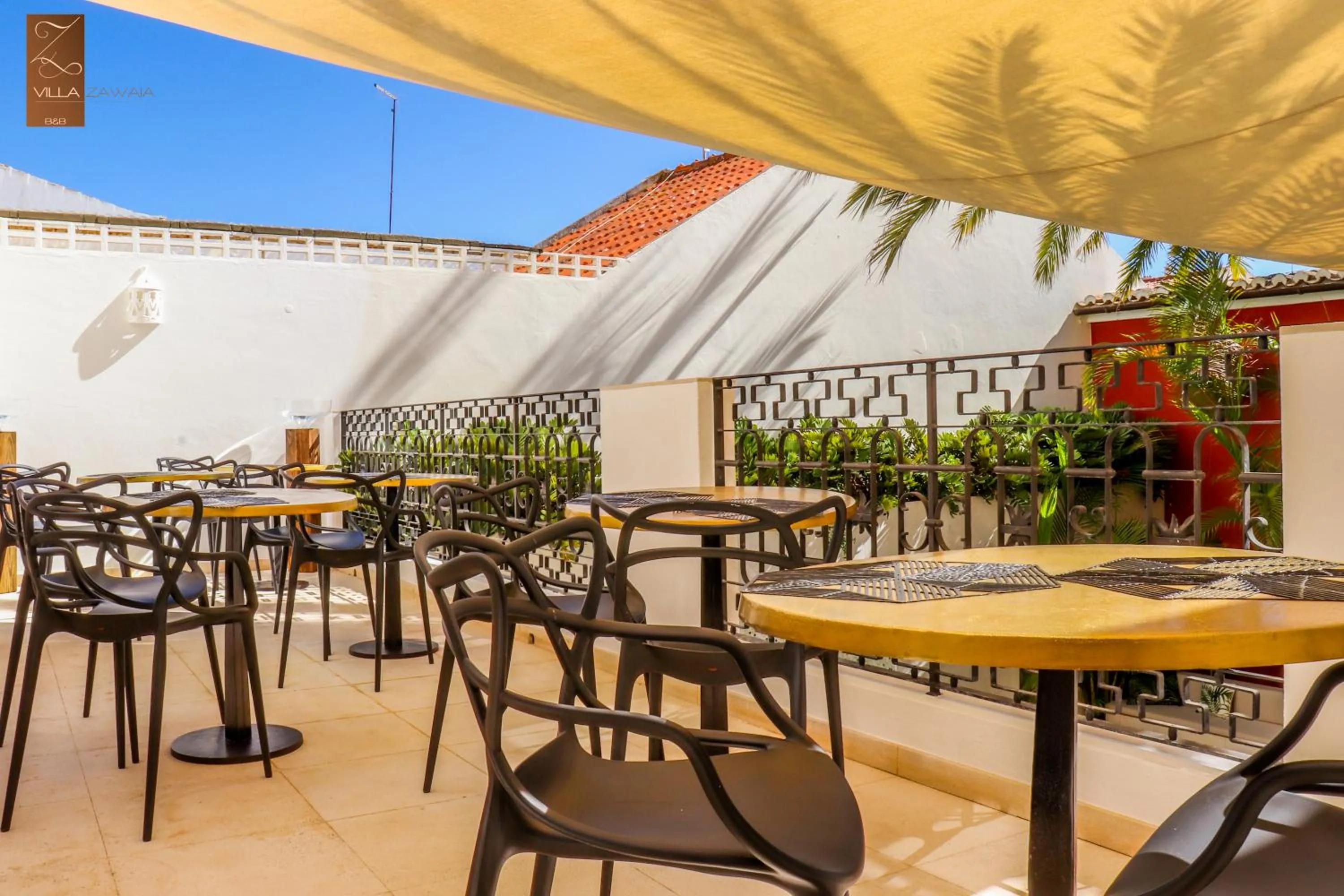 Patio in Villa Zawaia B&B