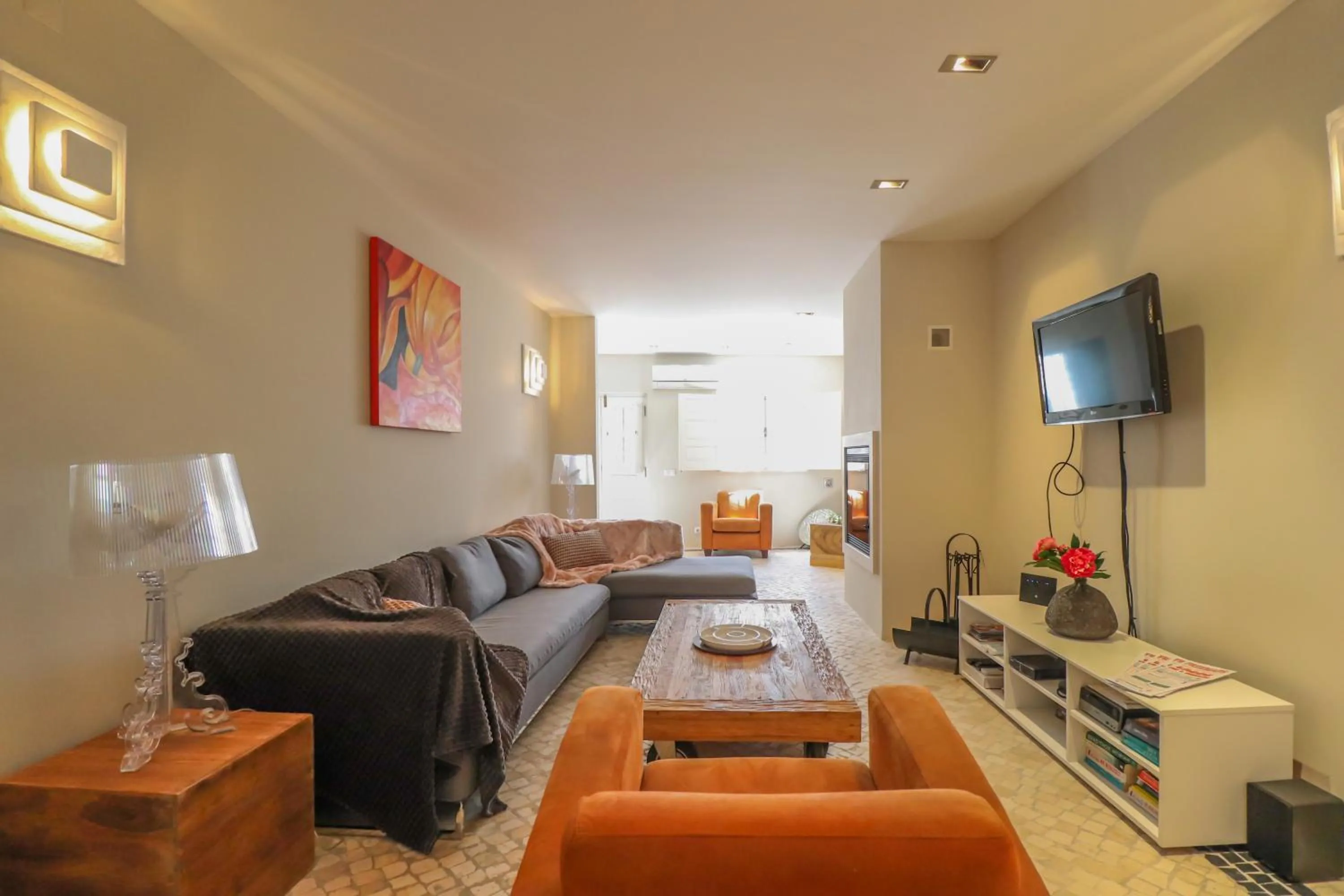 Living room in Villa Zawaia B&B