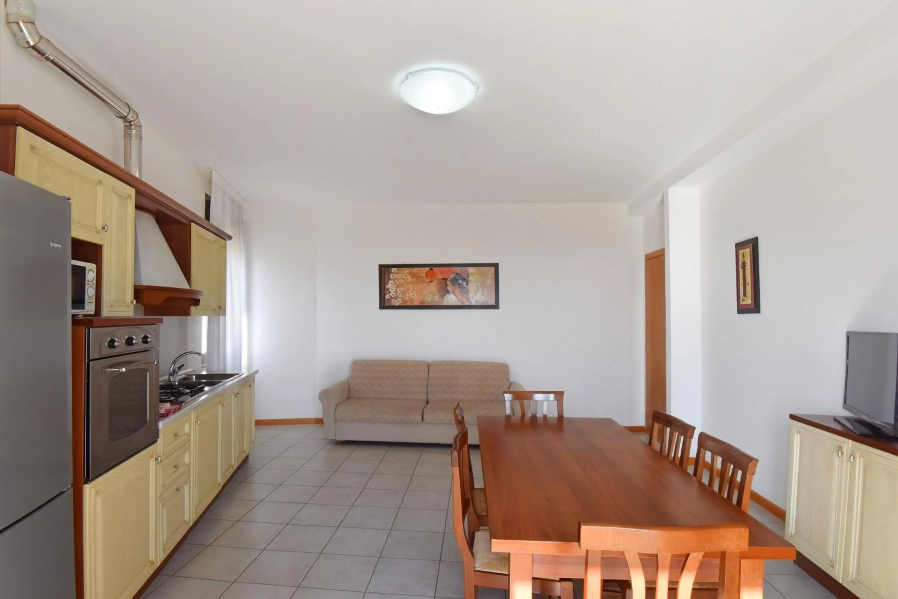 Kitchen or kitchenette in Hotel Villa Olga