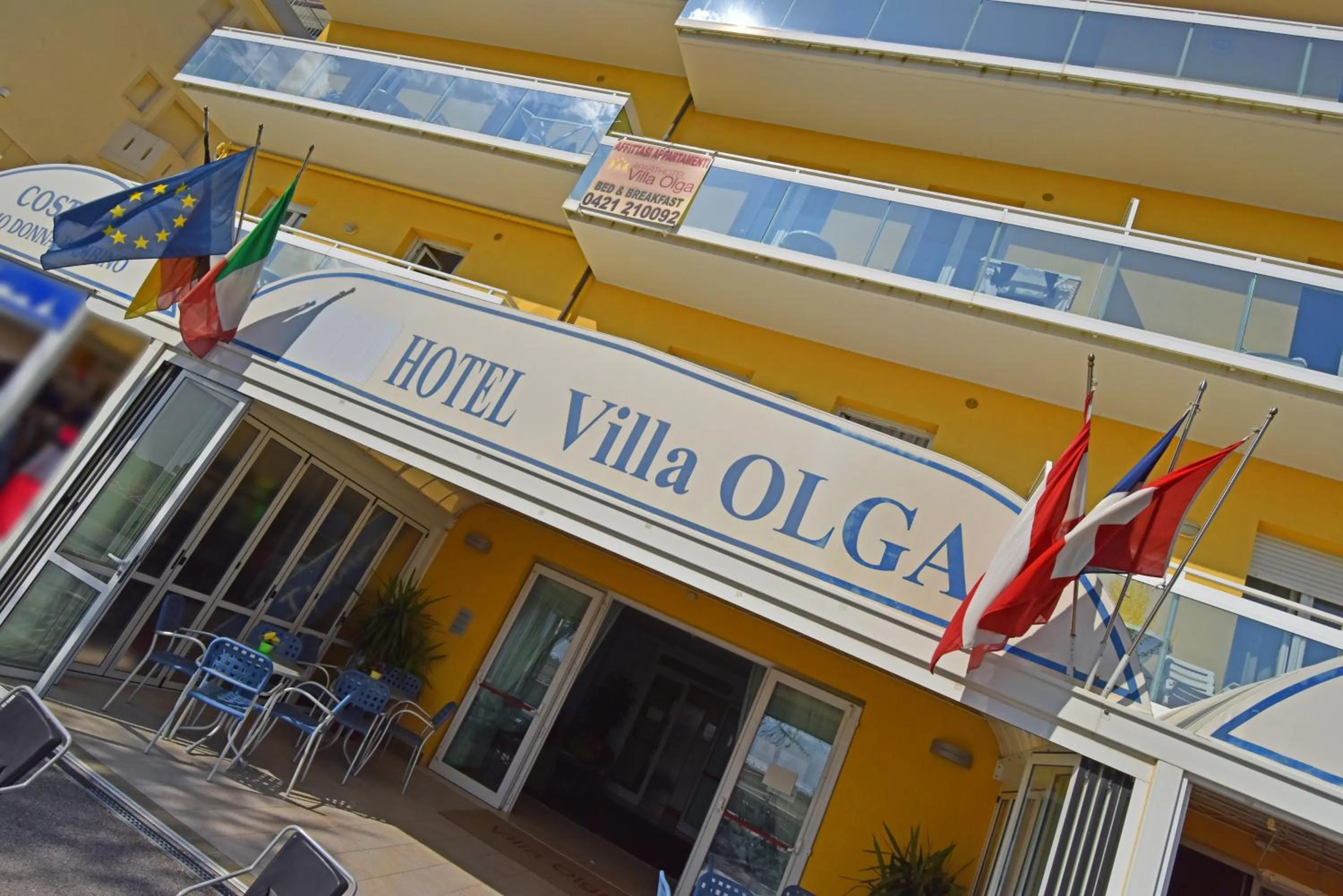 Property building in Hotel Villa Olga
