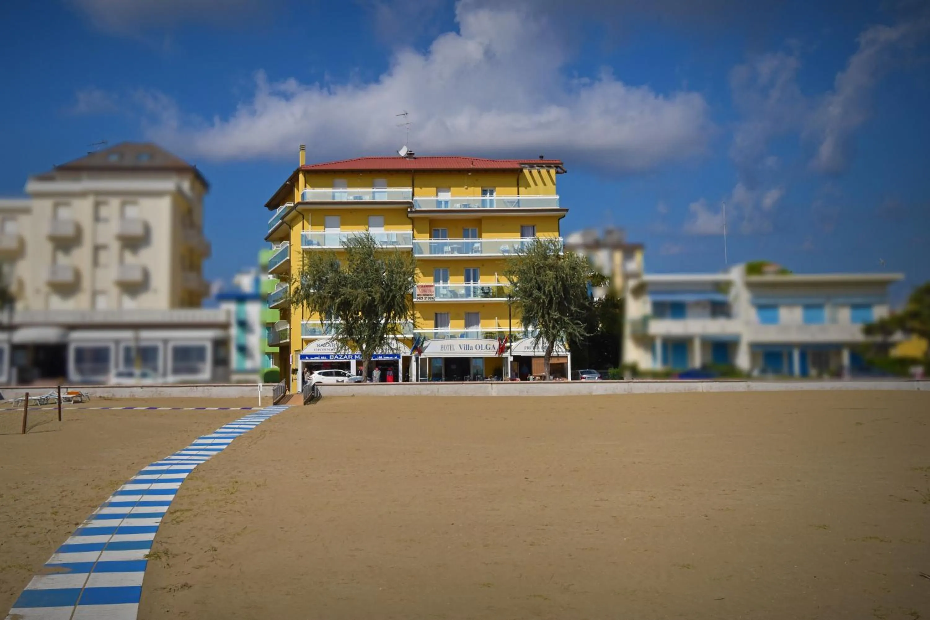 Property building in Hotel Villa Olga