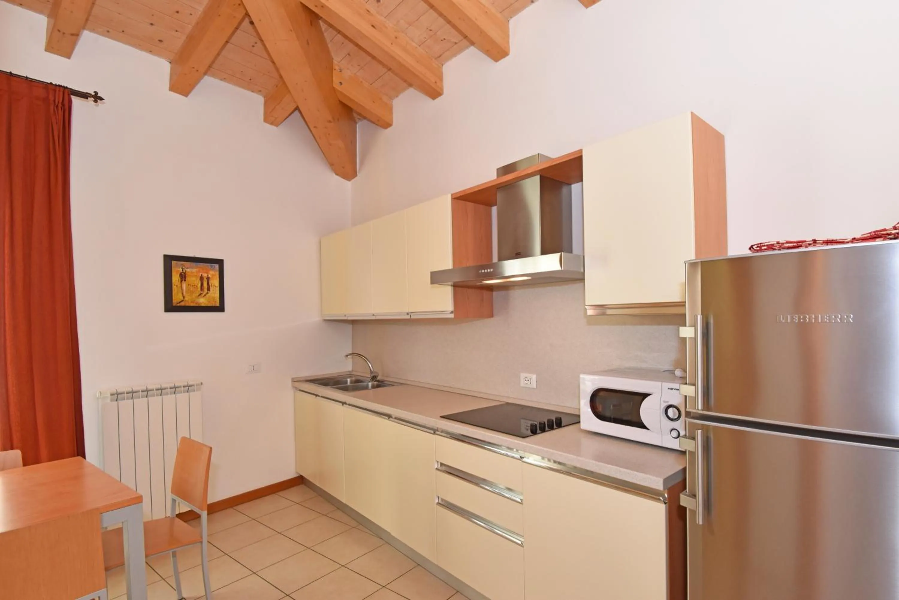 Kitchen or kitchenette in Hotel Villa Olga