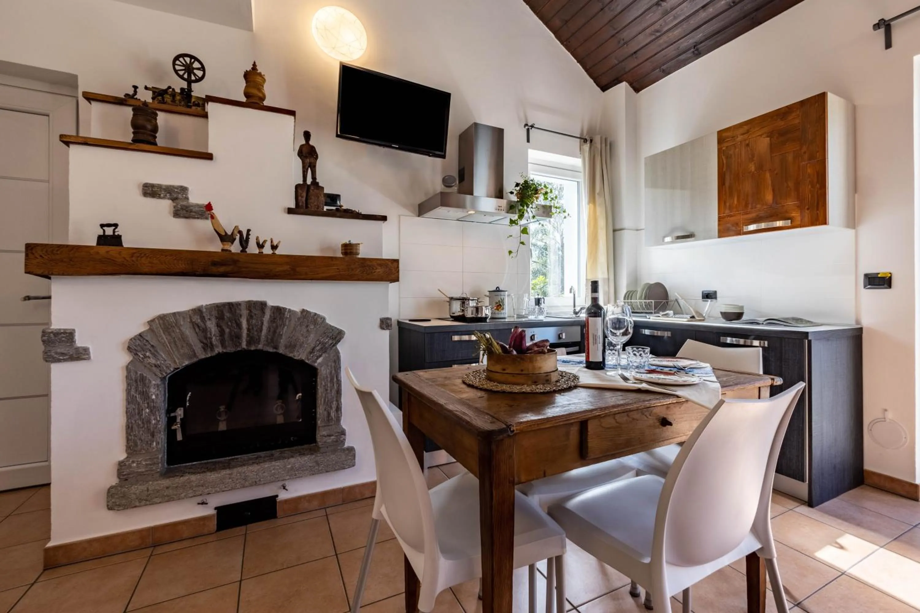 Kitchen or kitchenette in Case Appartamenti Vacanze Da Cien