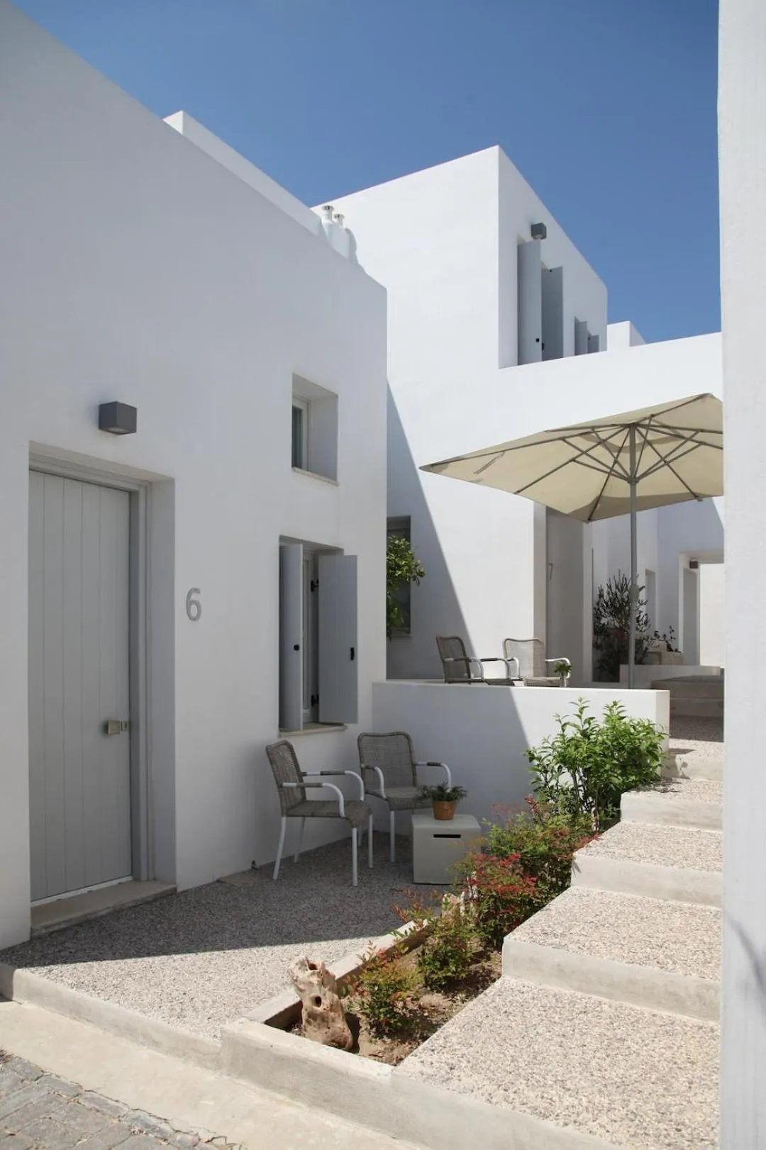 Patio in Skyros Ammos Hotel