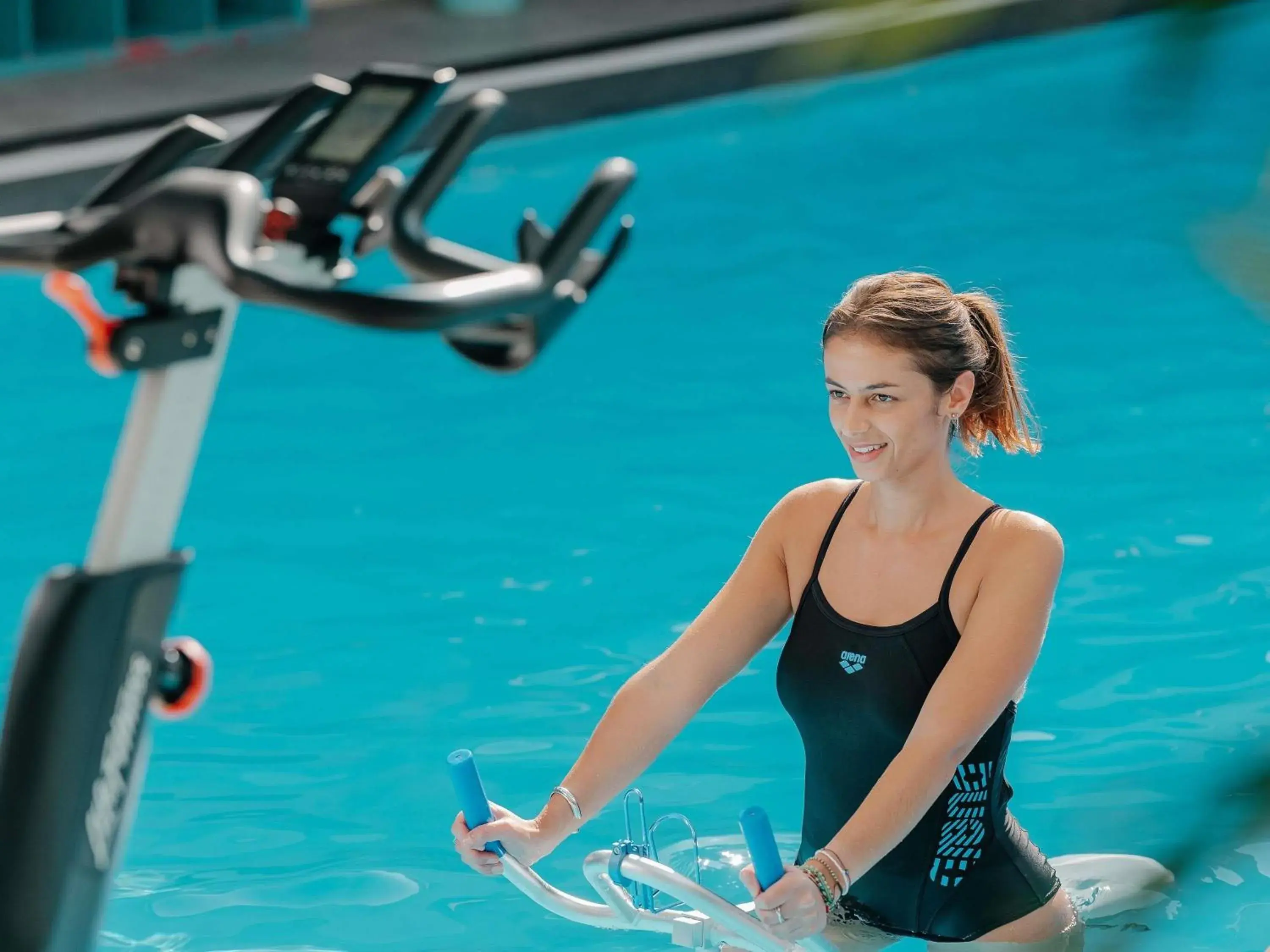 Pool view in Novotel Paris Centre Tour Eiffel Pool view in Novotel Paris Centre Tour Eiffel