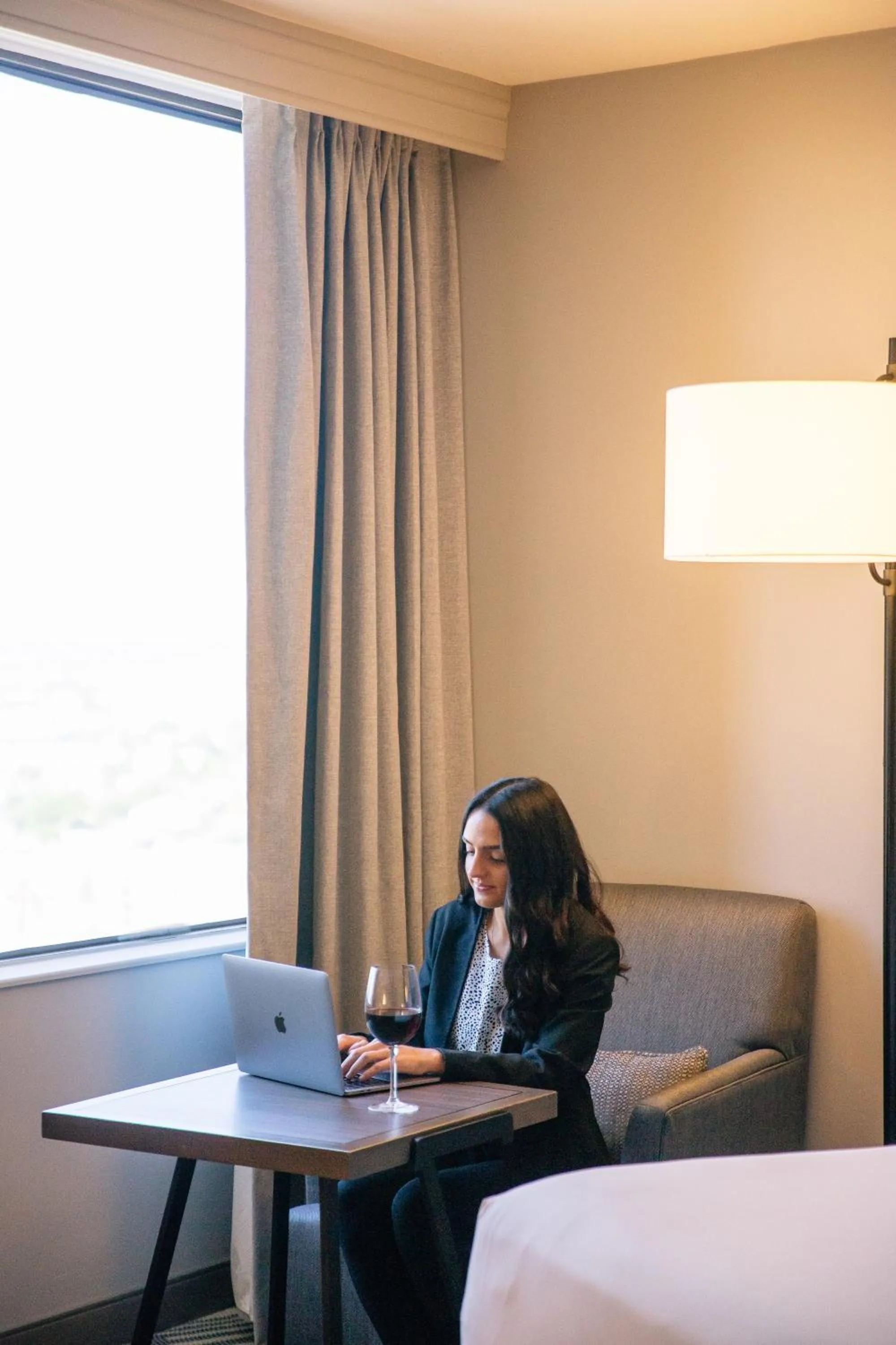 People in Hyatt Regency Houston Downtown