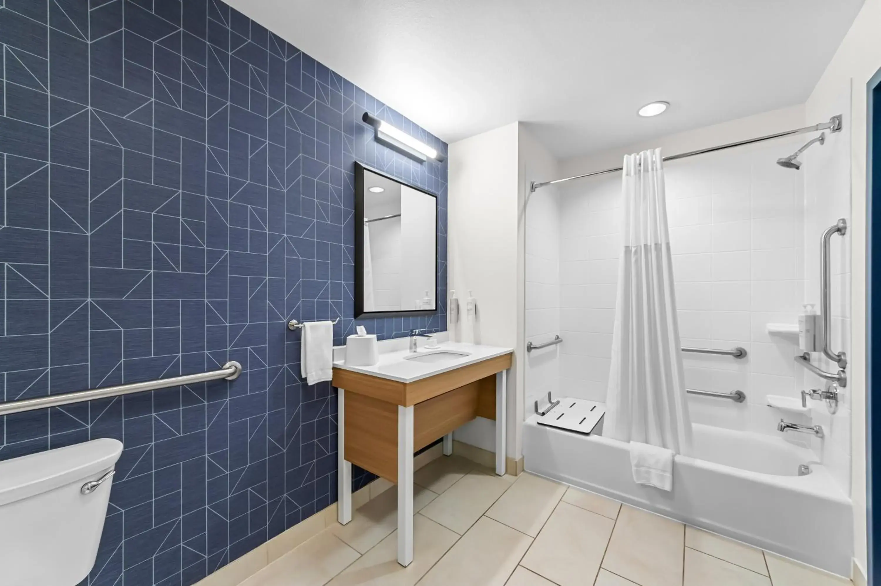 Bathroom in Spark by Hilton Victoria Bathroom in Spark by Hilton Victoria