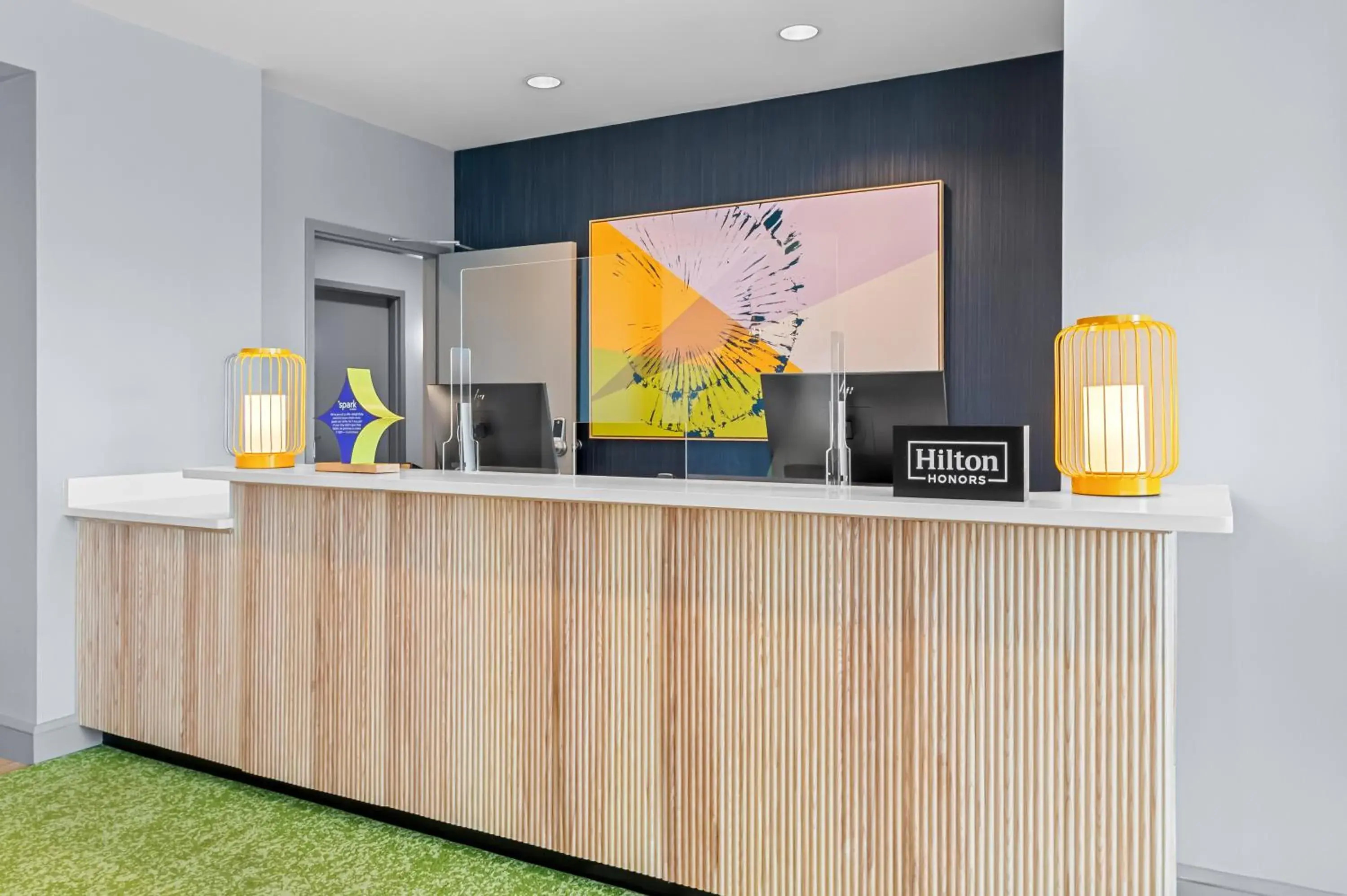 Lobby or reception in Spark by Hilton Victoria Lobby or reception in Spark by Hilton Victoria