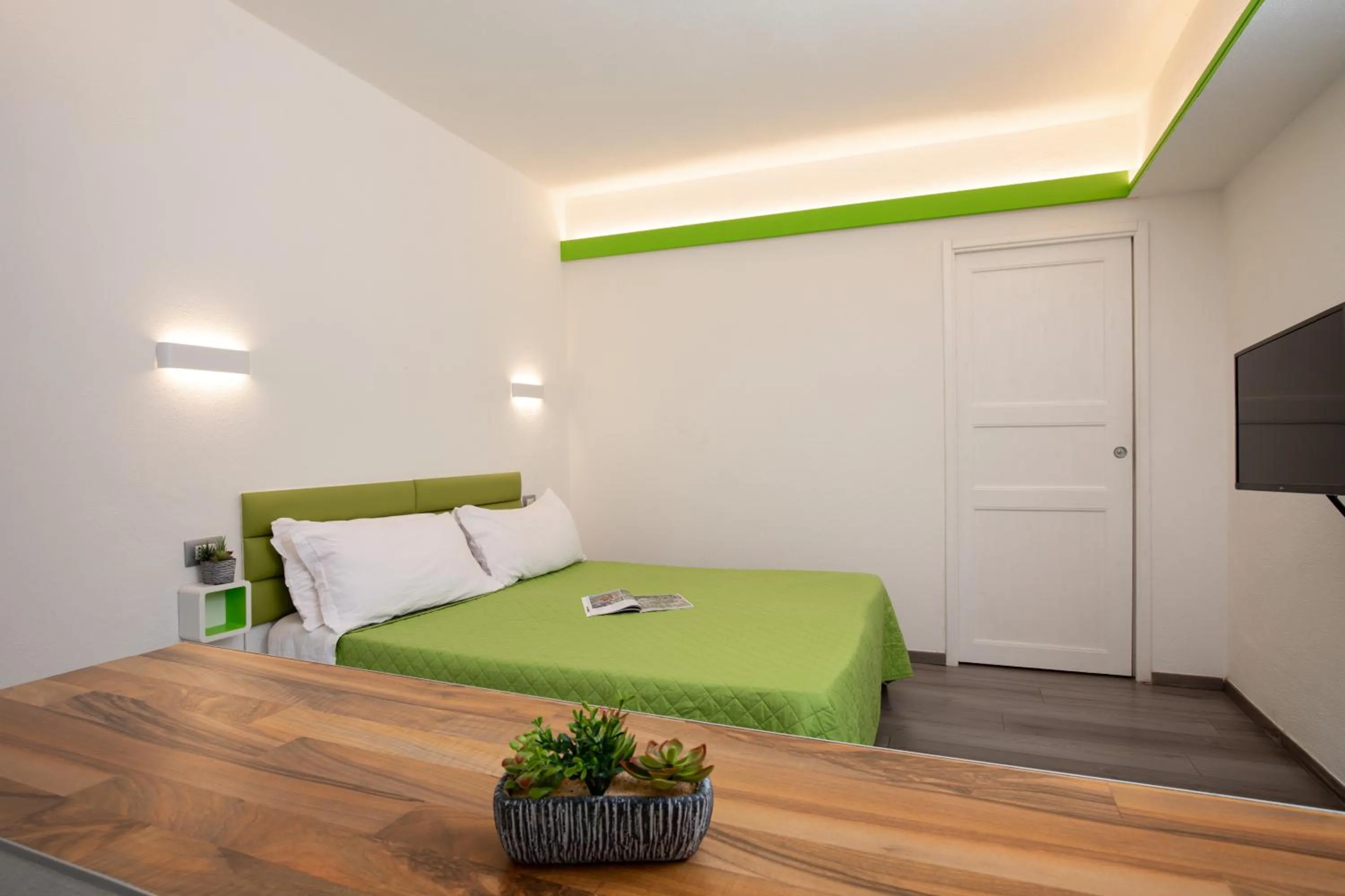 Bedroom, Bed in OlbiaLoft