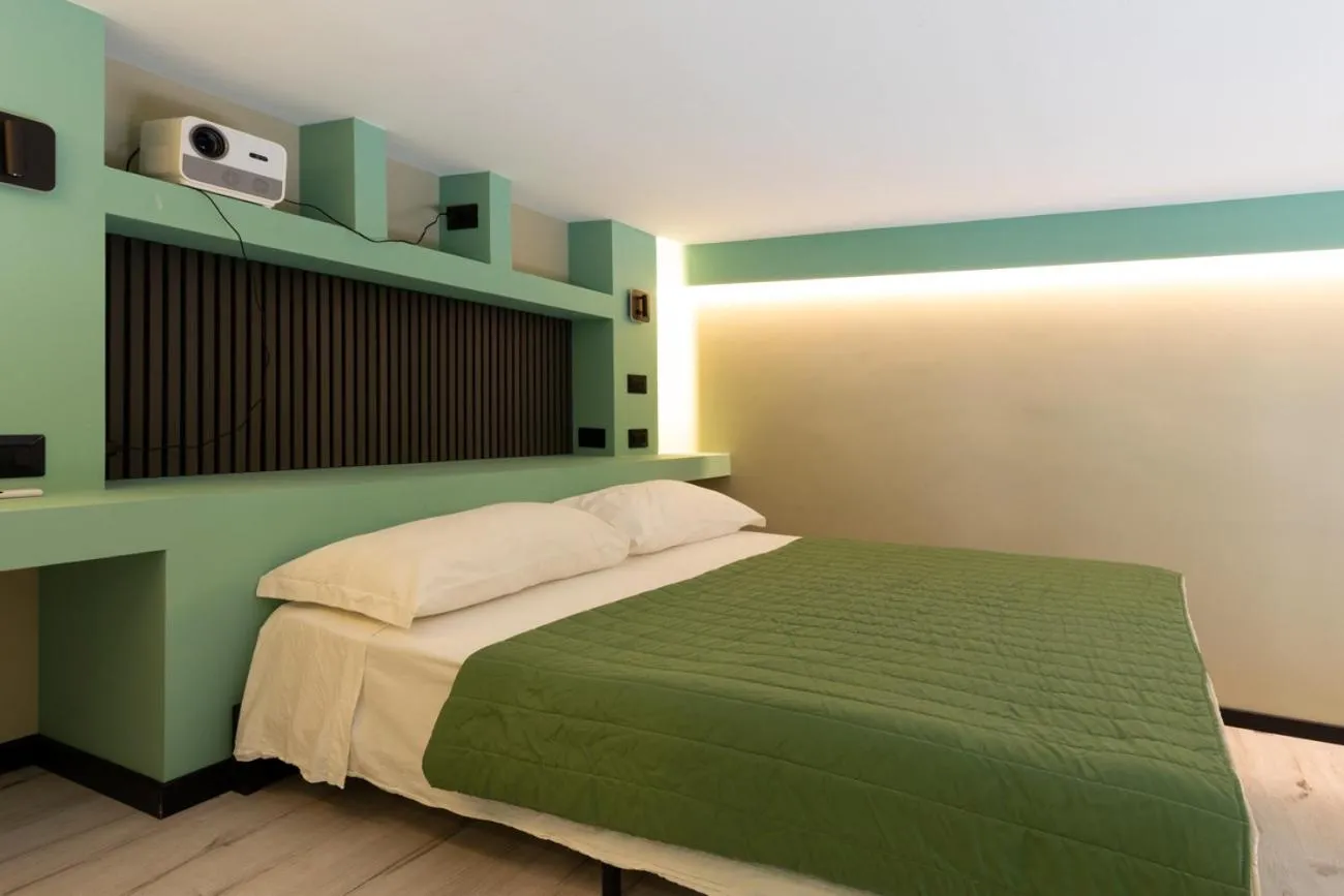 Bedroom, Bed in OlbiaLoft