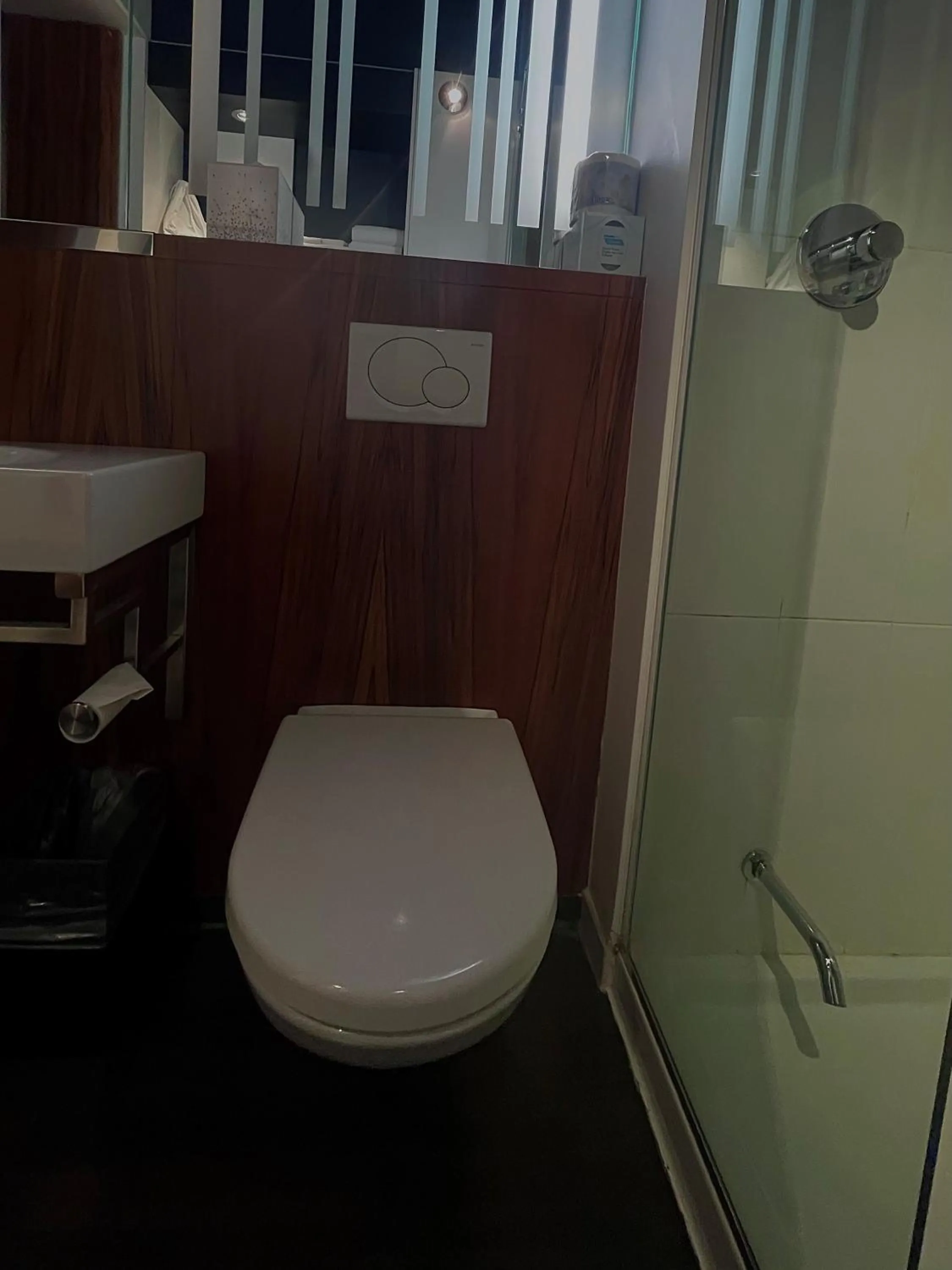 Toilet in Alt Hotel Halifax Airport