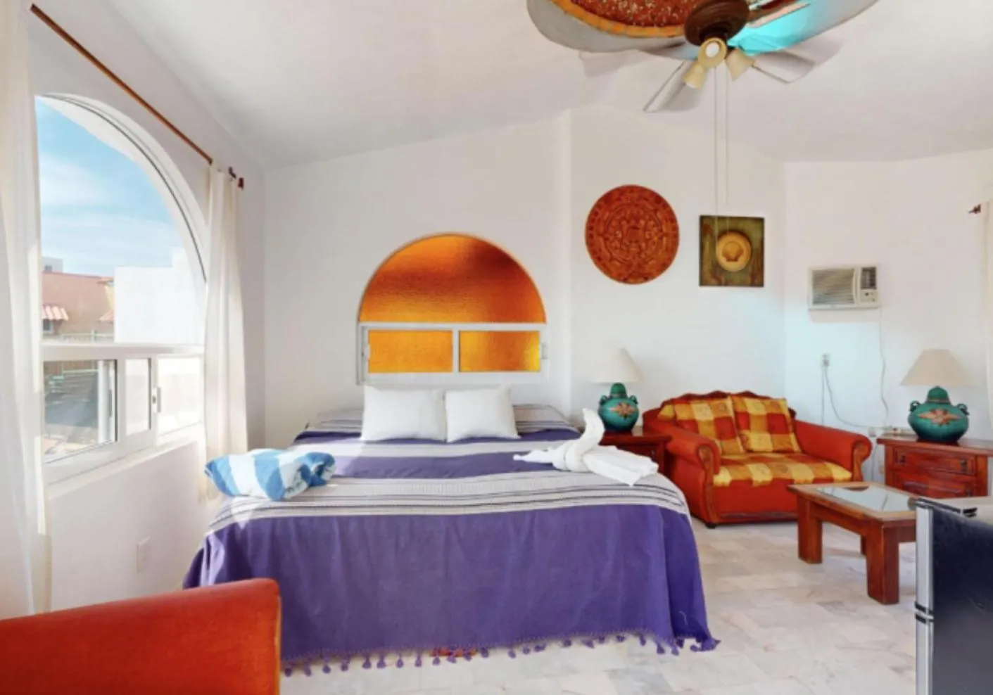 Bed in Aventura Pacifico Boutique Suites & Villas