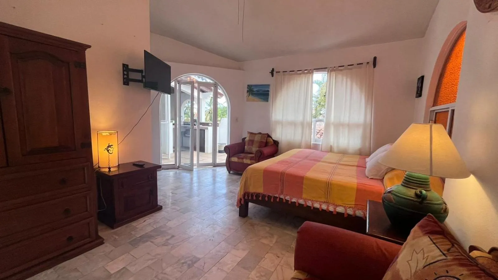 Bed in Aventura Pacifico Boutique Suites & Villas