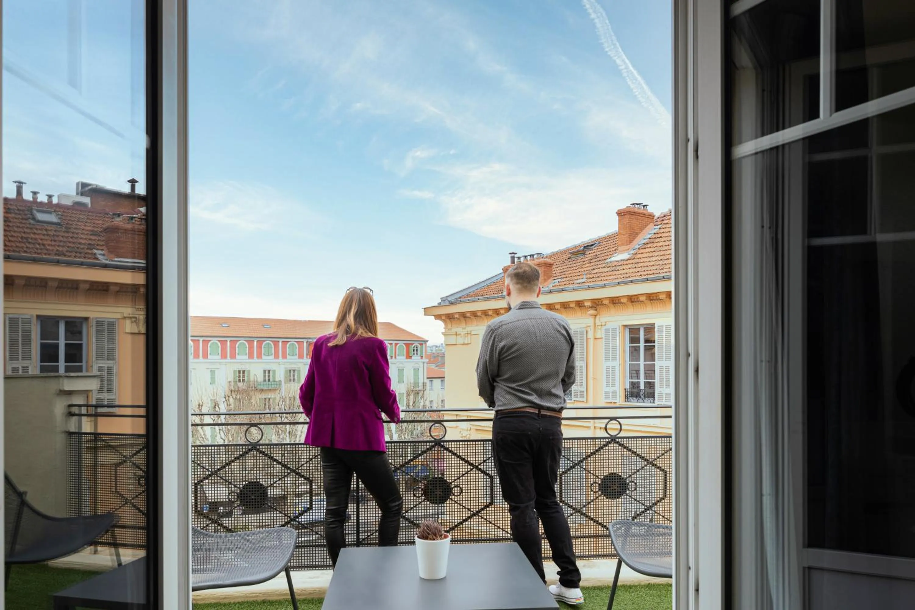 Patio in Mercure Nice Centre Grimaldi