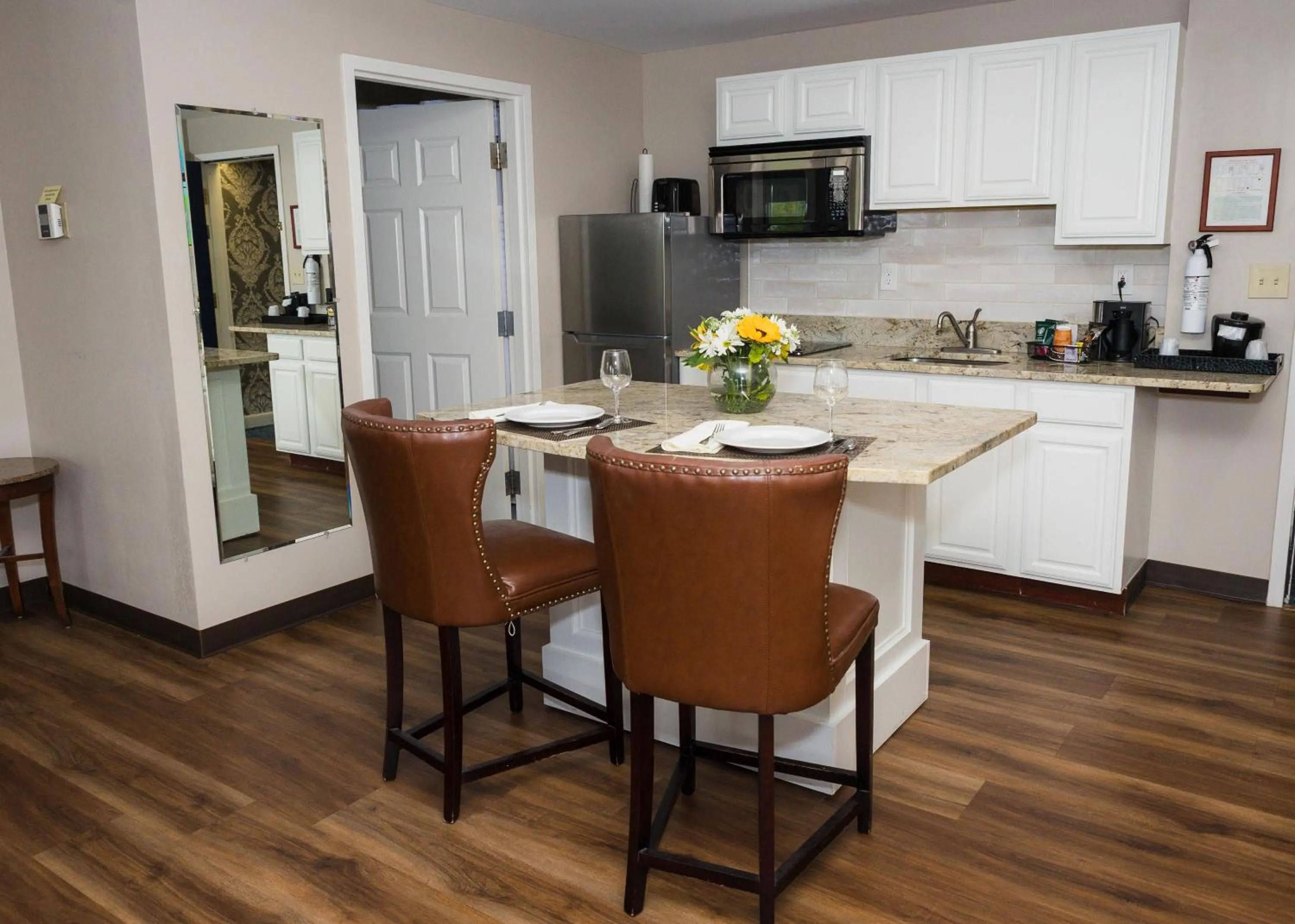 Seating area in D. Hotel Suites & Spa