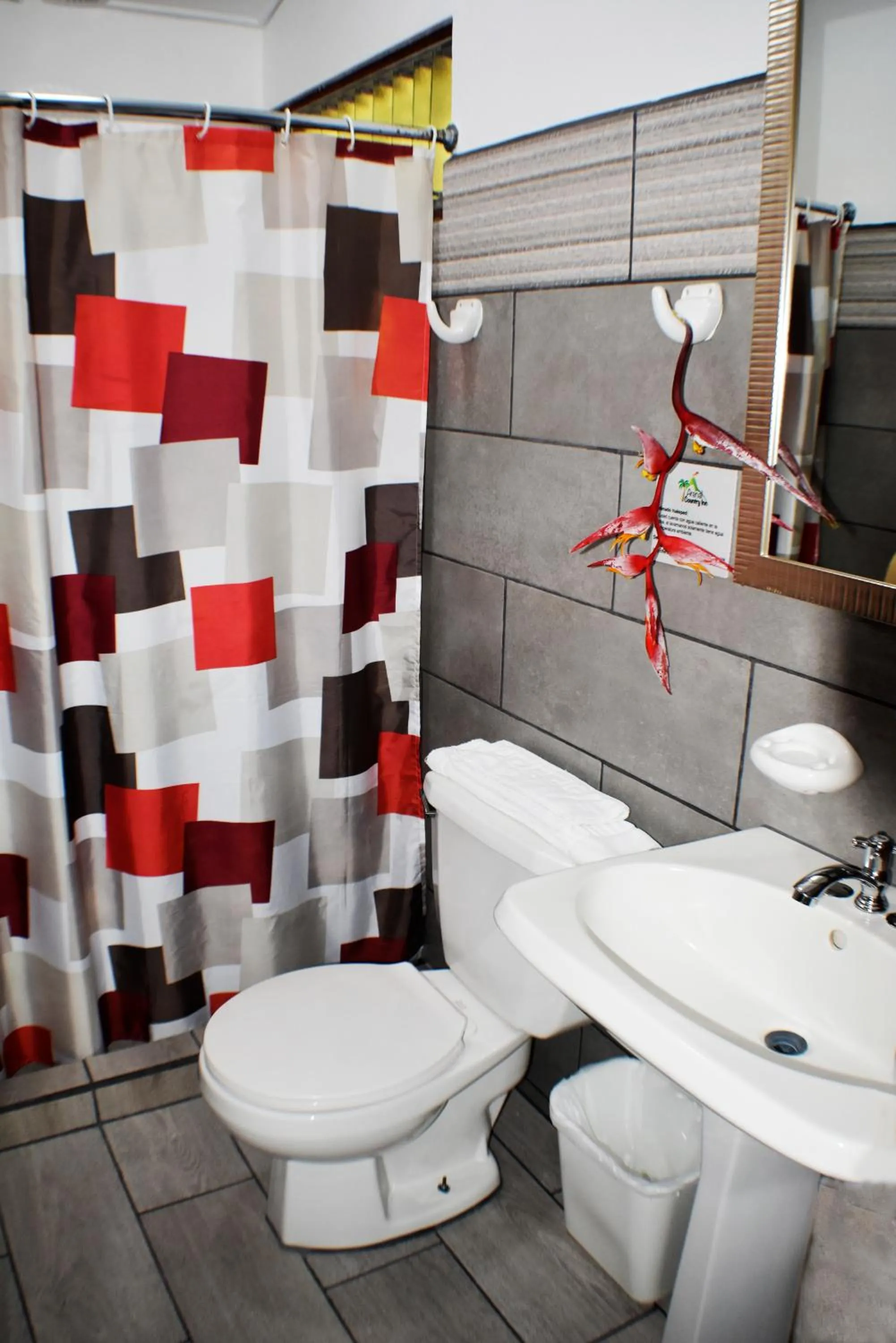 Shower in Hotel Arenal Country Inn