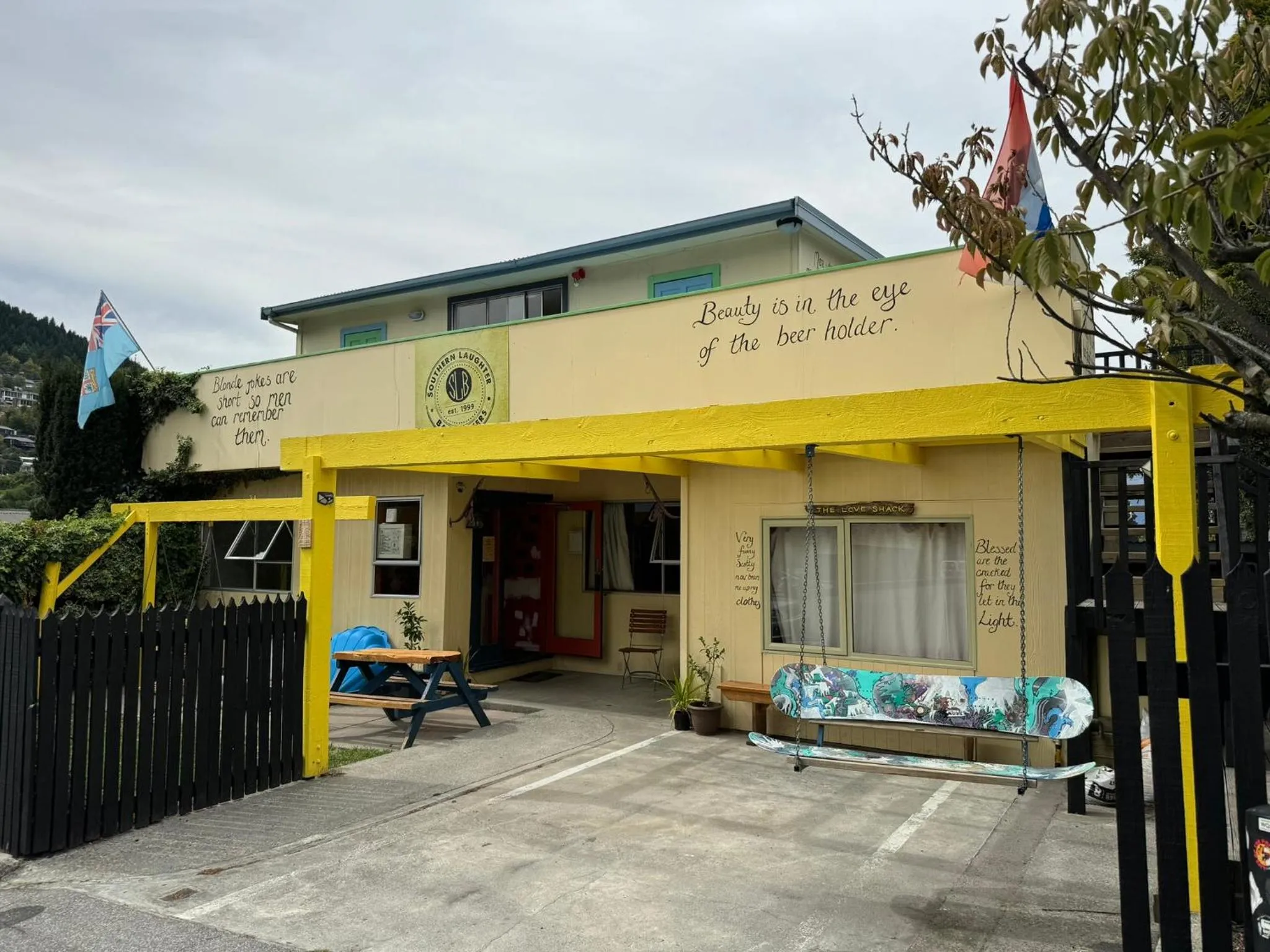 Property building in Southern Laughter Backpackers