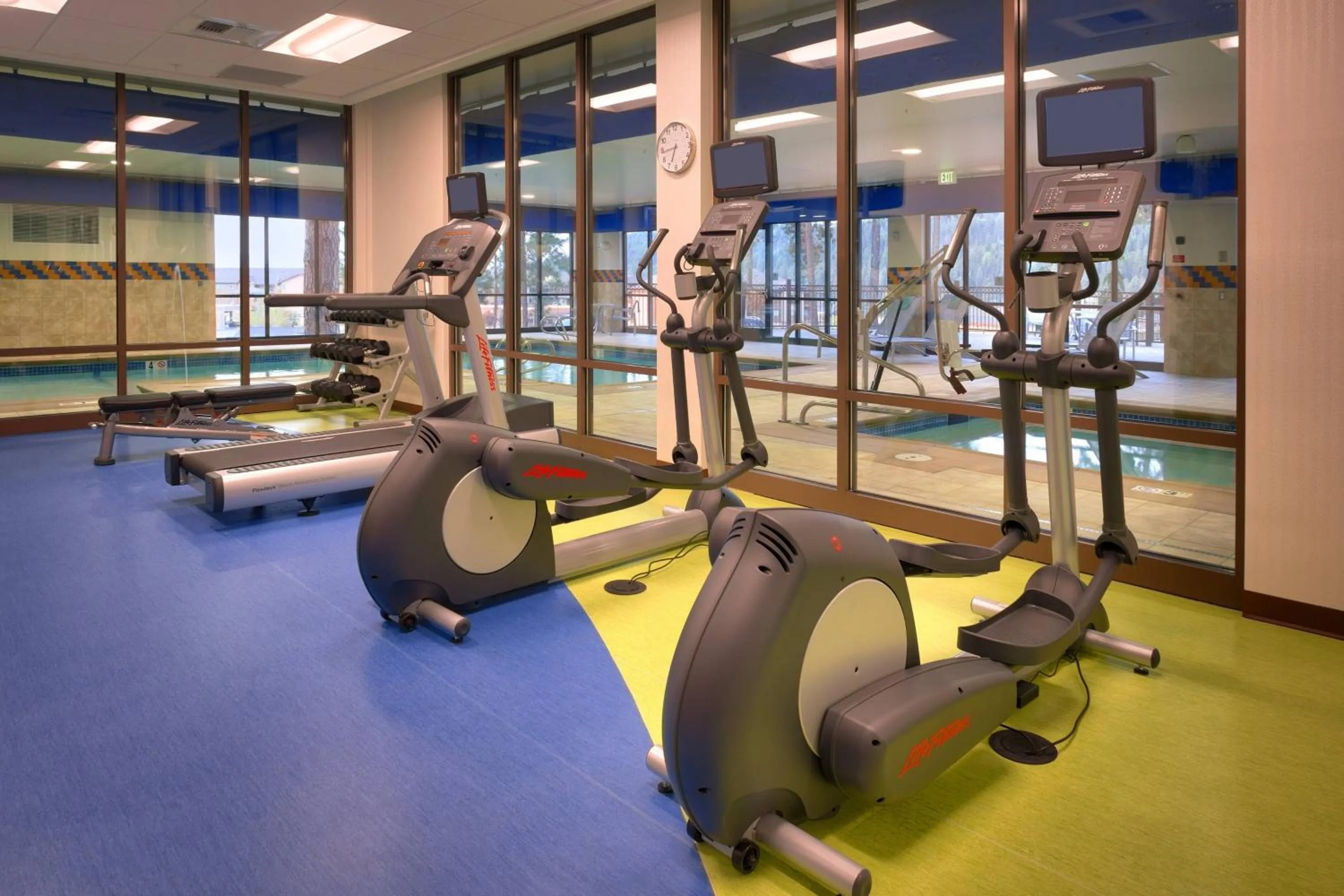Fitness centre/facilities in SpringHill Suites Coeur d'Alene