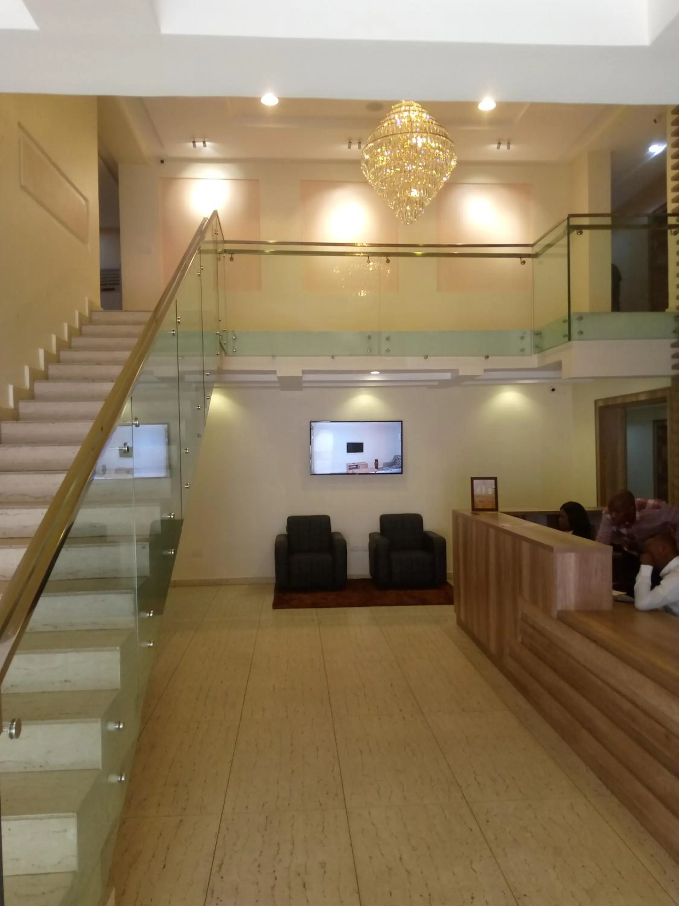 Family in Lit Suites