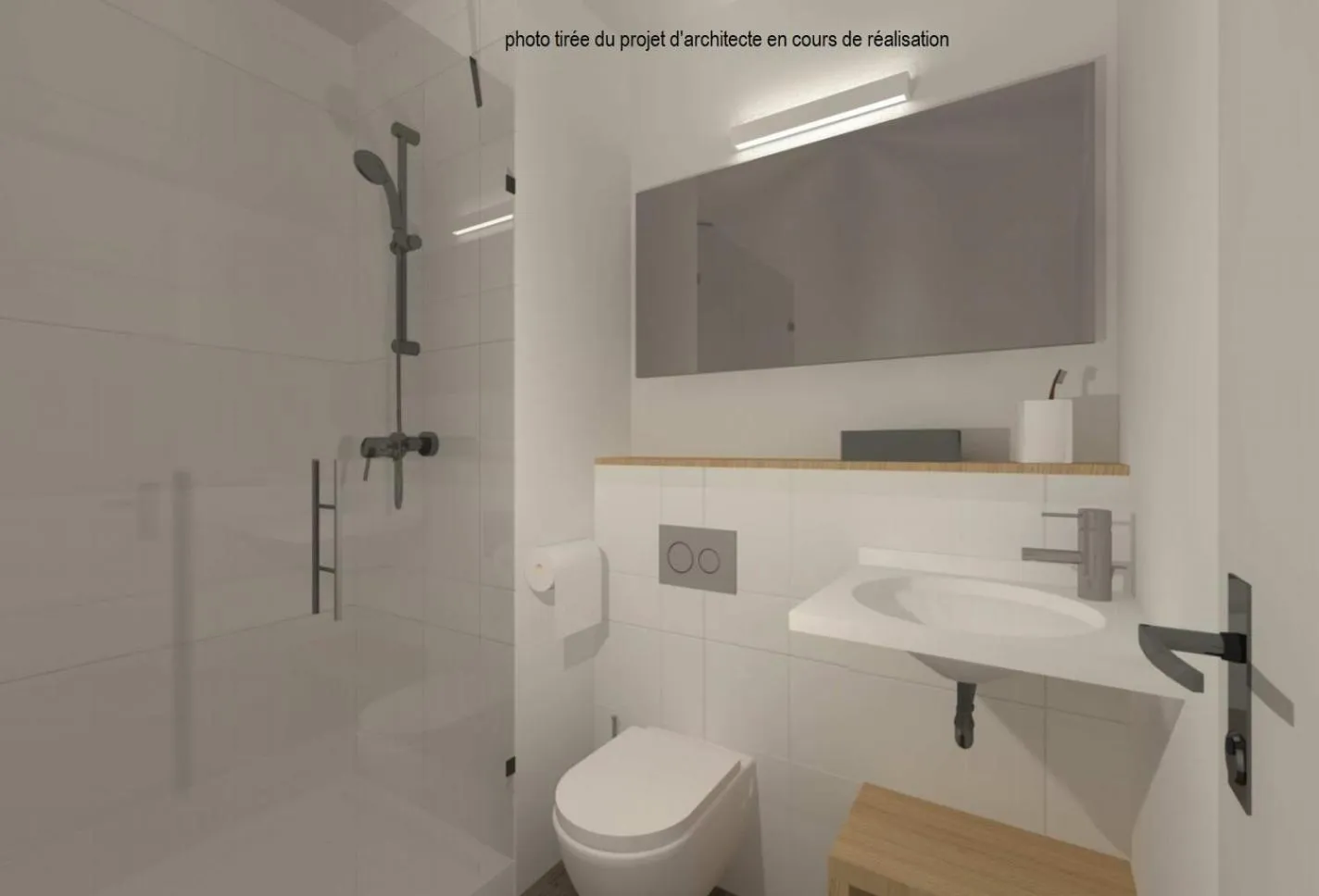 Shower in Best Western Armor Park Dinan et Spa