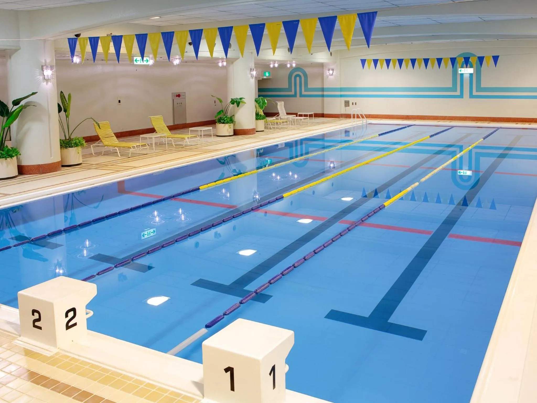 Swimming pool in The Crown Palais New Hankyu Kochi