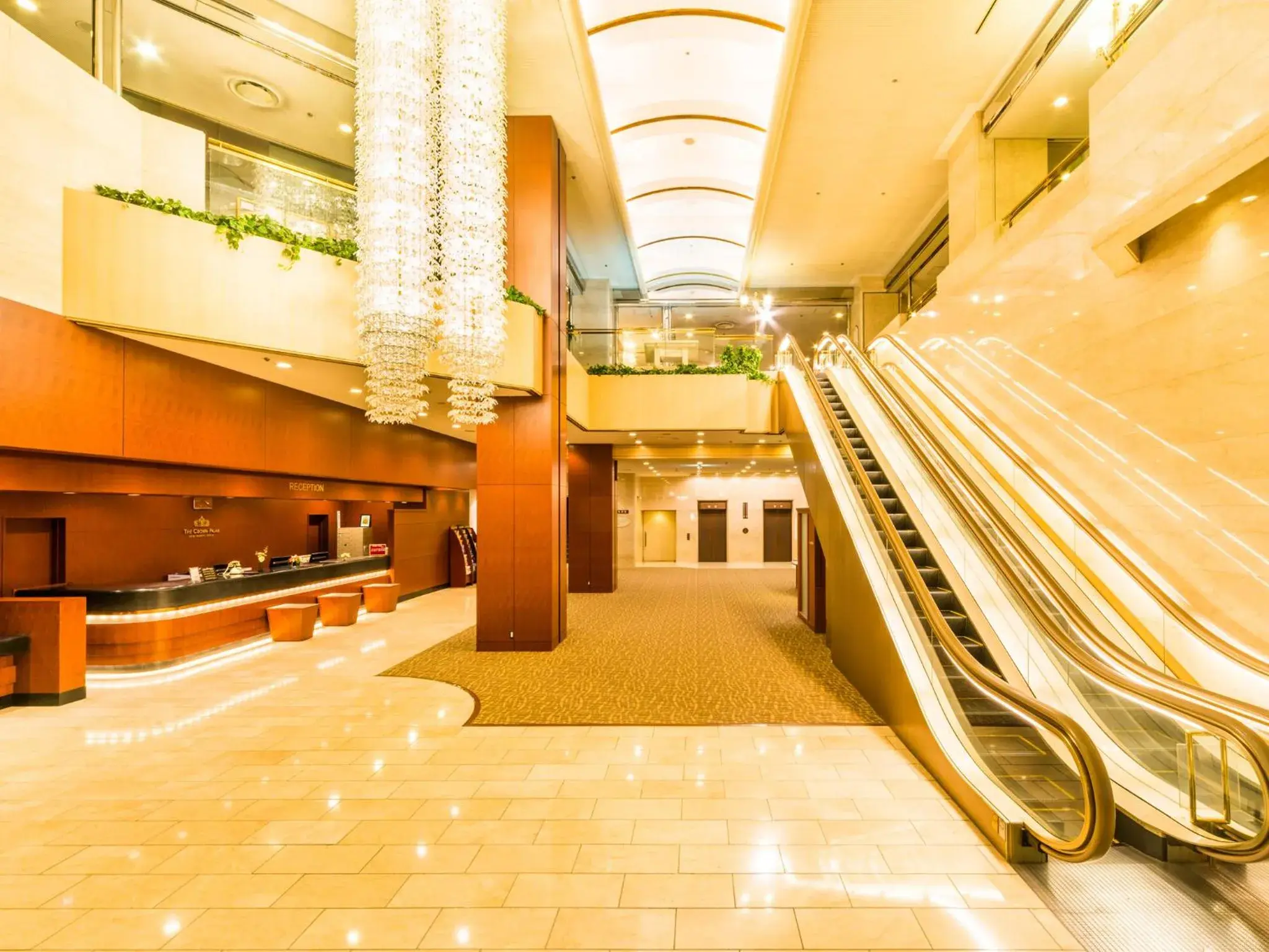 Lobby or reception in The Crown Palais New Hankyu Kochi Lobby or reception in The Crown Palais New Hankyu Kochi