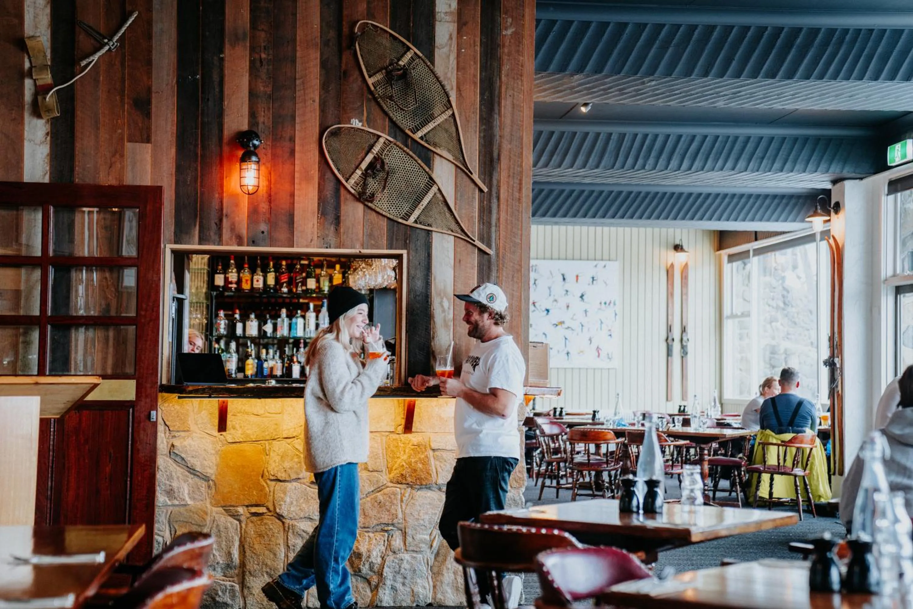 Lounge or bar in Falls Creek Hotel