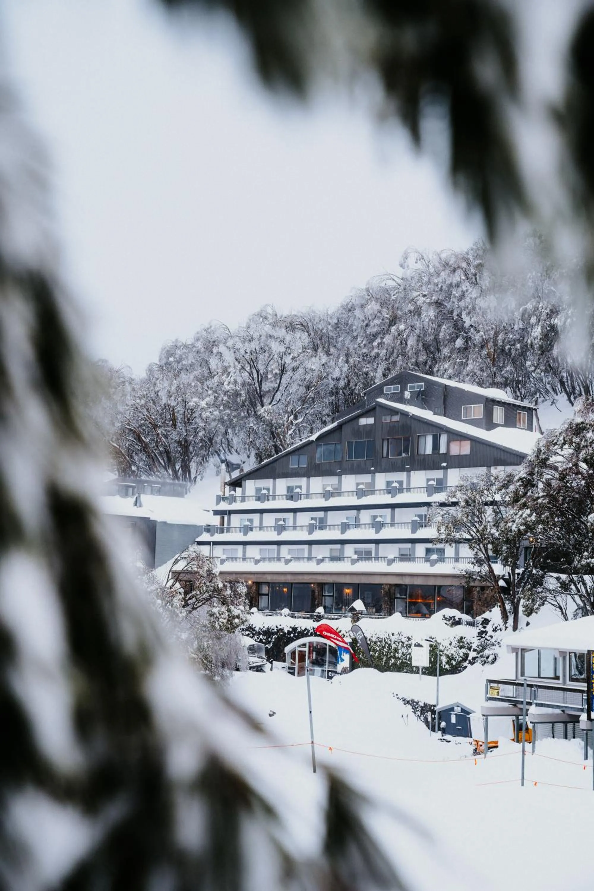 Property building in Falls Creek Hotel