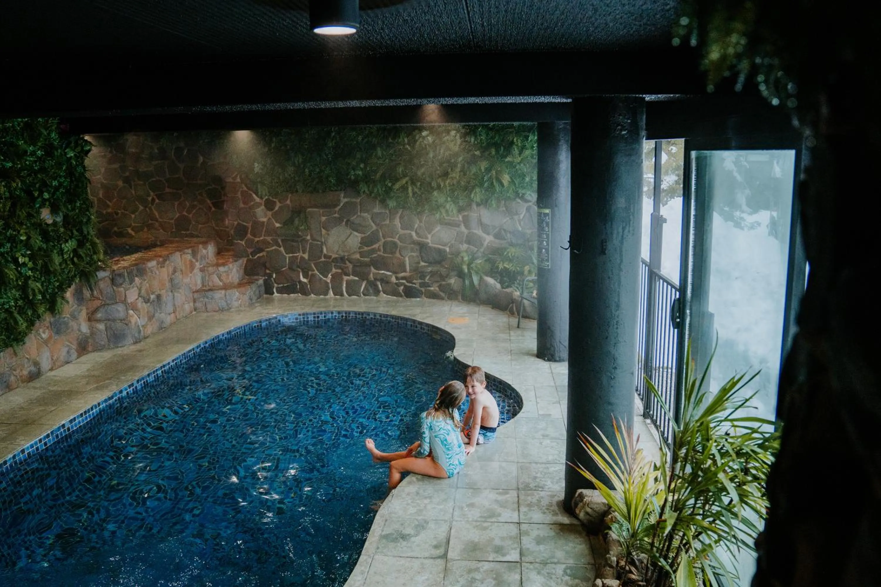Swimming pool in Falls Creek Hotel