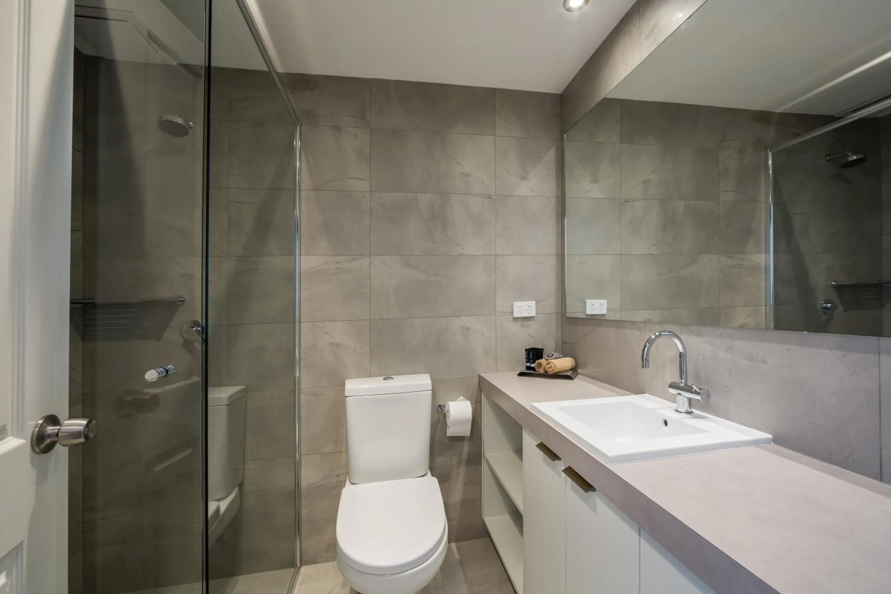 Shower in Falls Creek Hotel