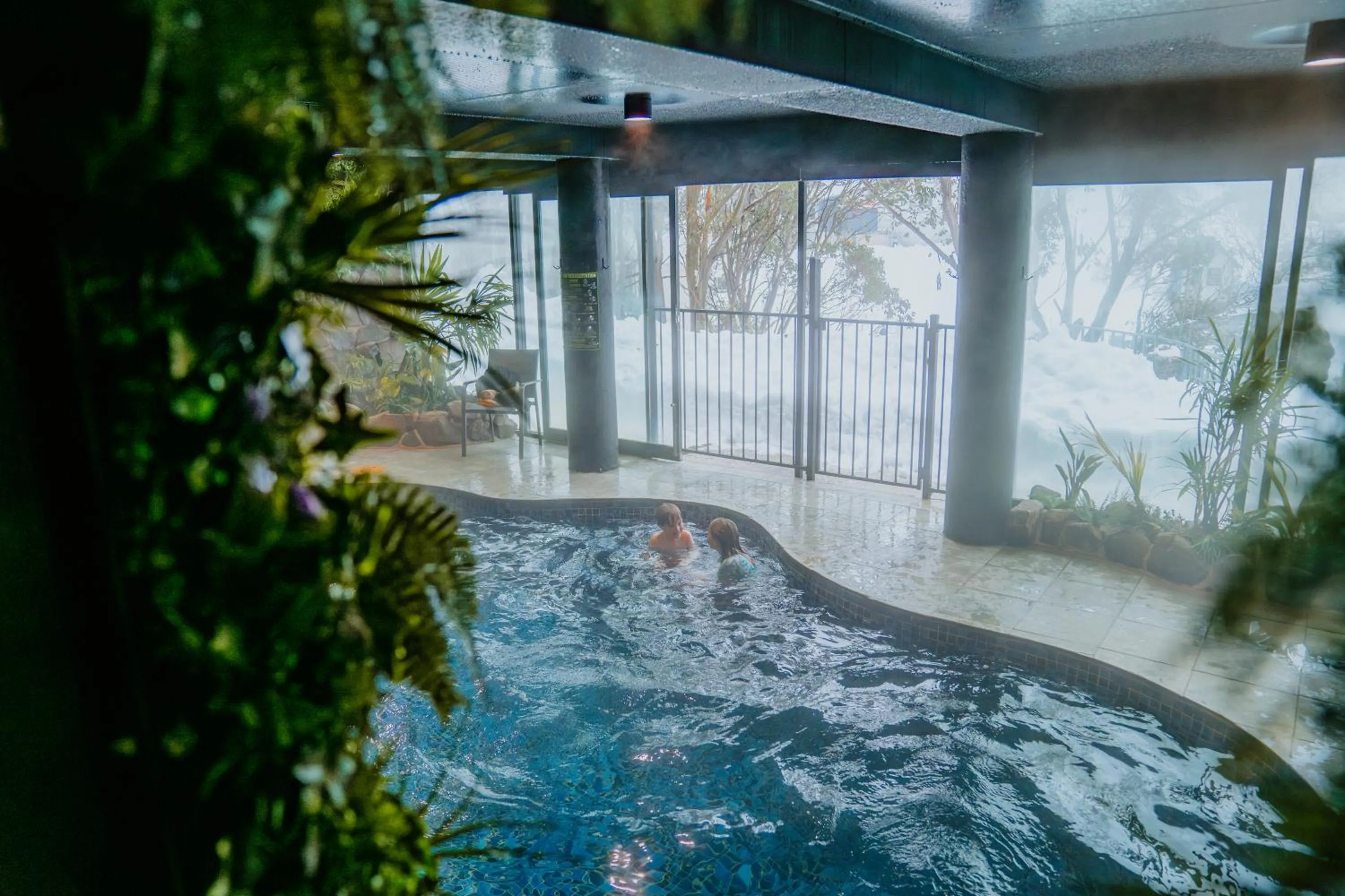 Swimming pool in Falls Creek Hotel