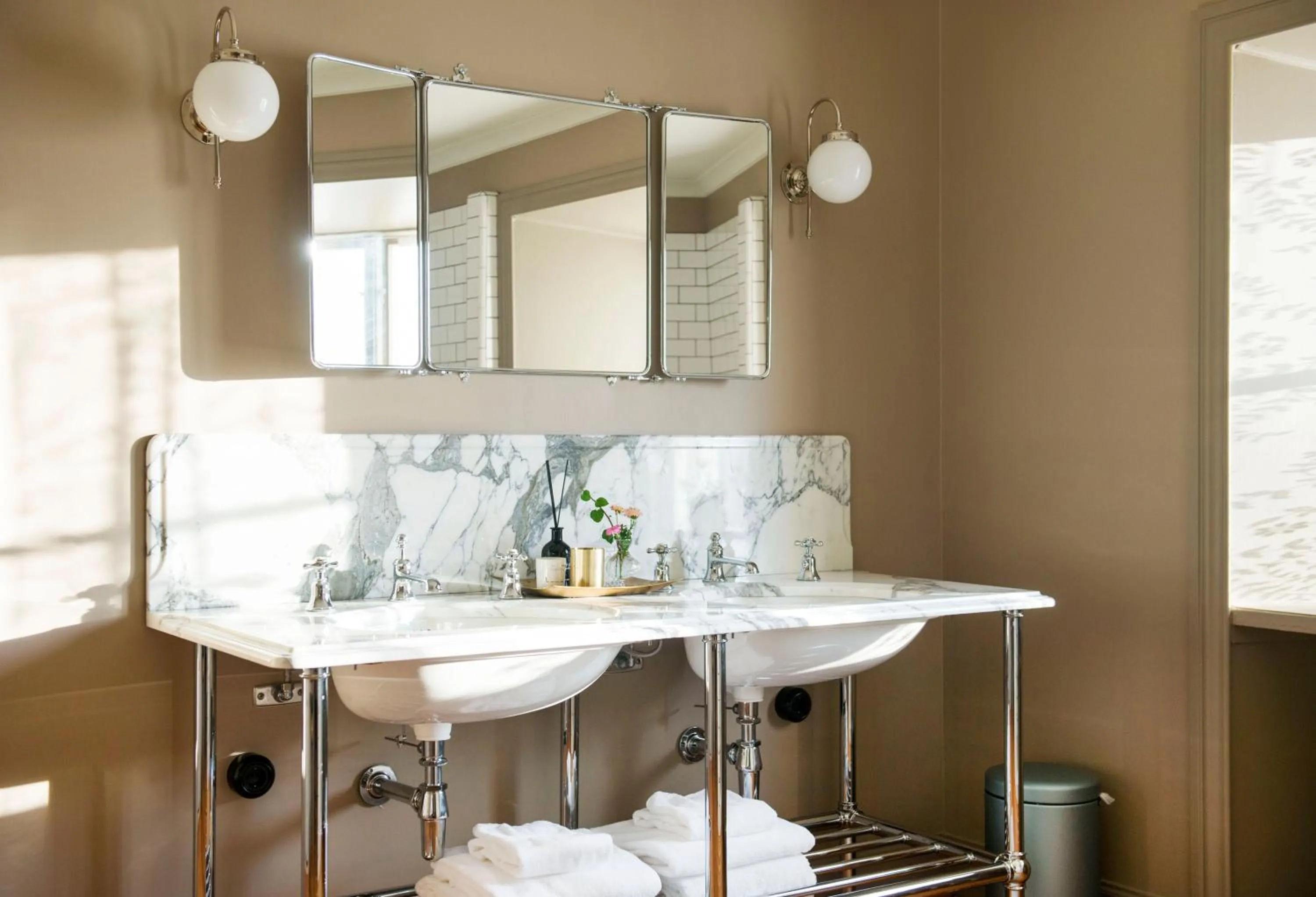 Bathroom in Värdshuset Lindgården