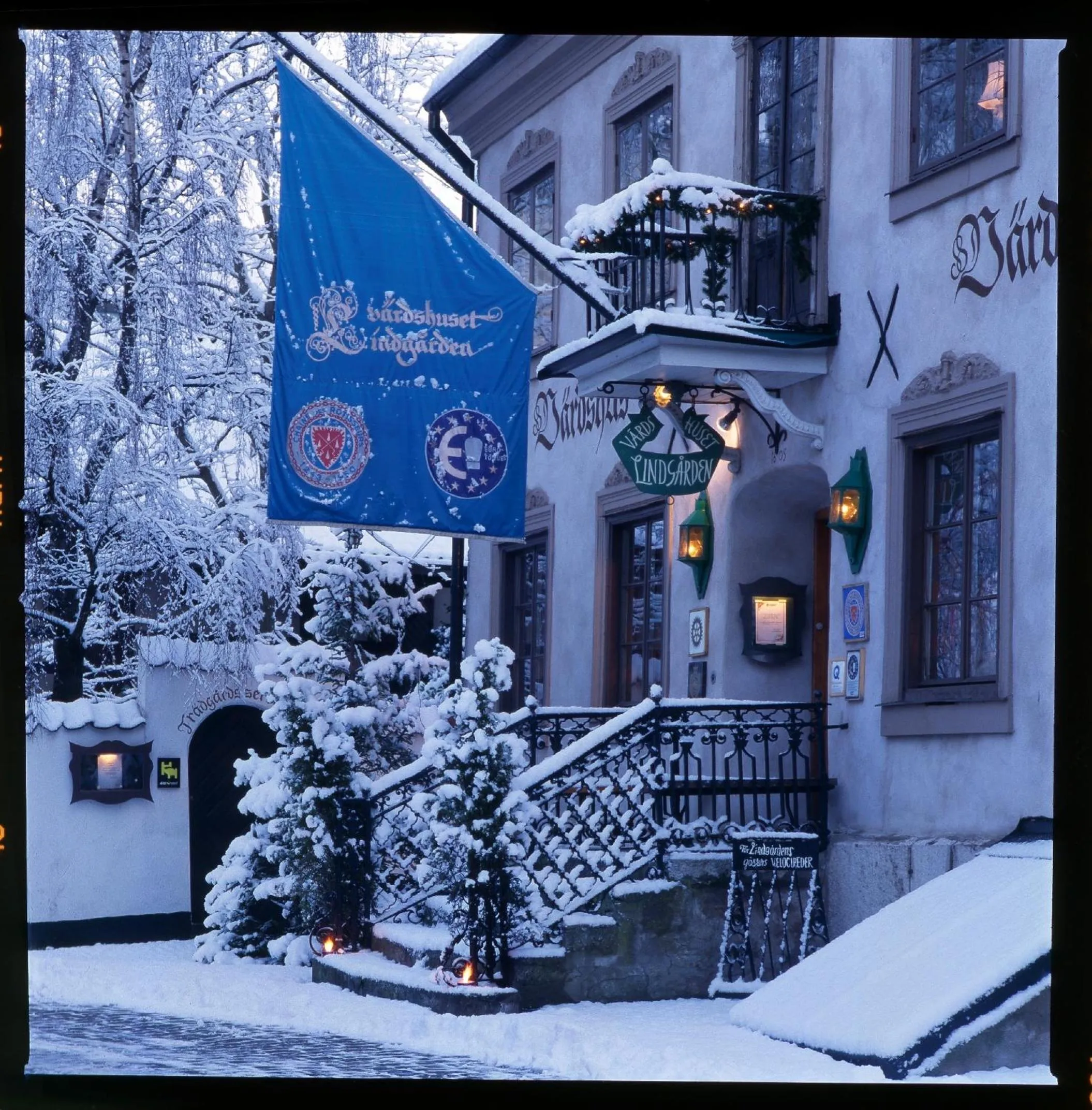 Facade/entrance in Värdshuset Lindgården