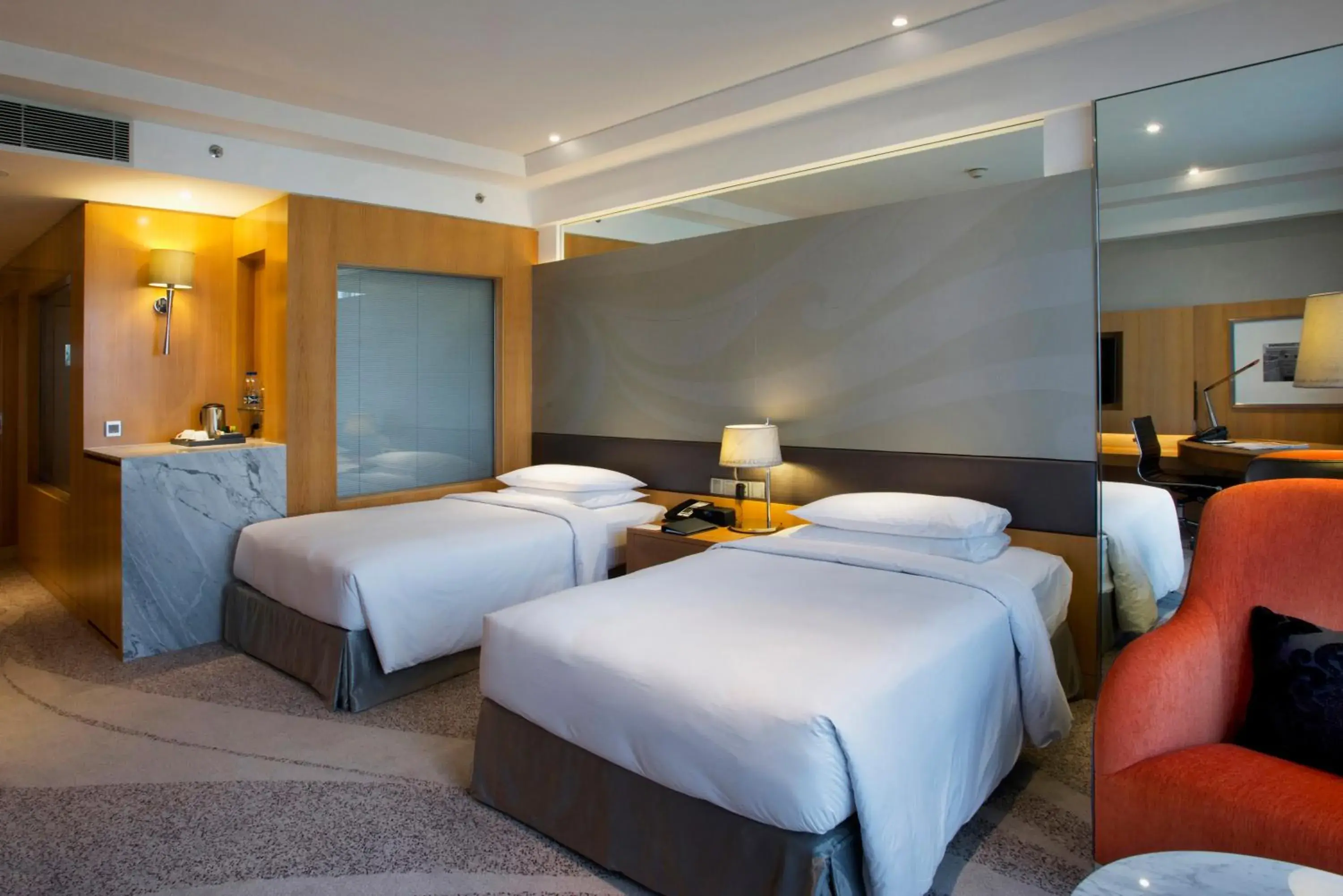 Bed in Hyatt Regency Gurgaon Bed in Hyatt Regency Gurgaon