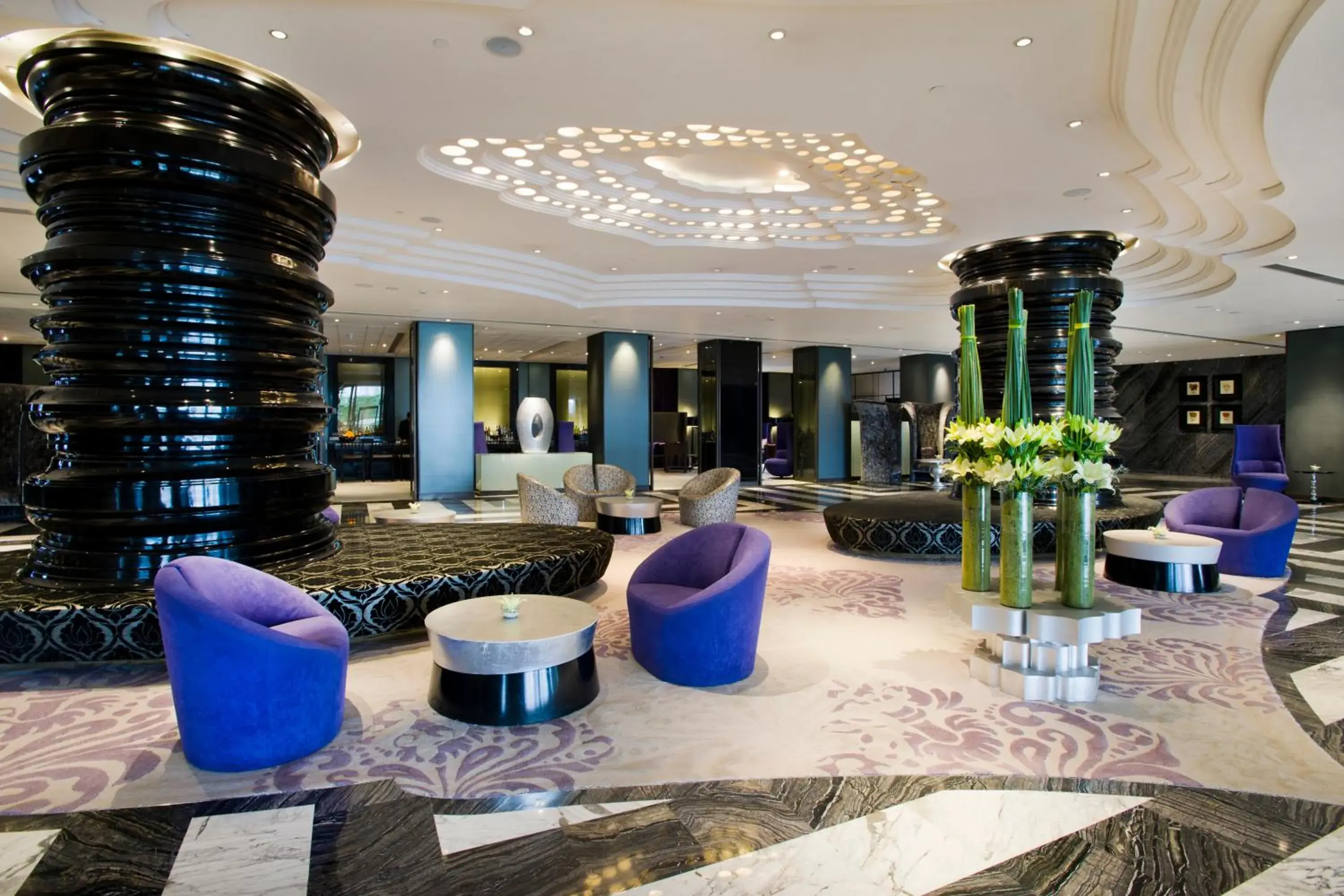 Lobby or reception in Hyatt Regency Gurgaon Lobby or reception in Hyatt Regency Gurgaon