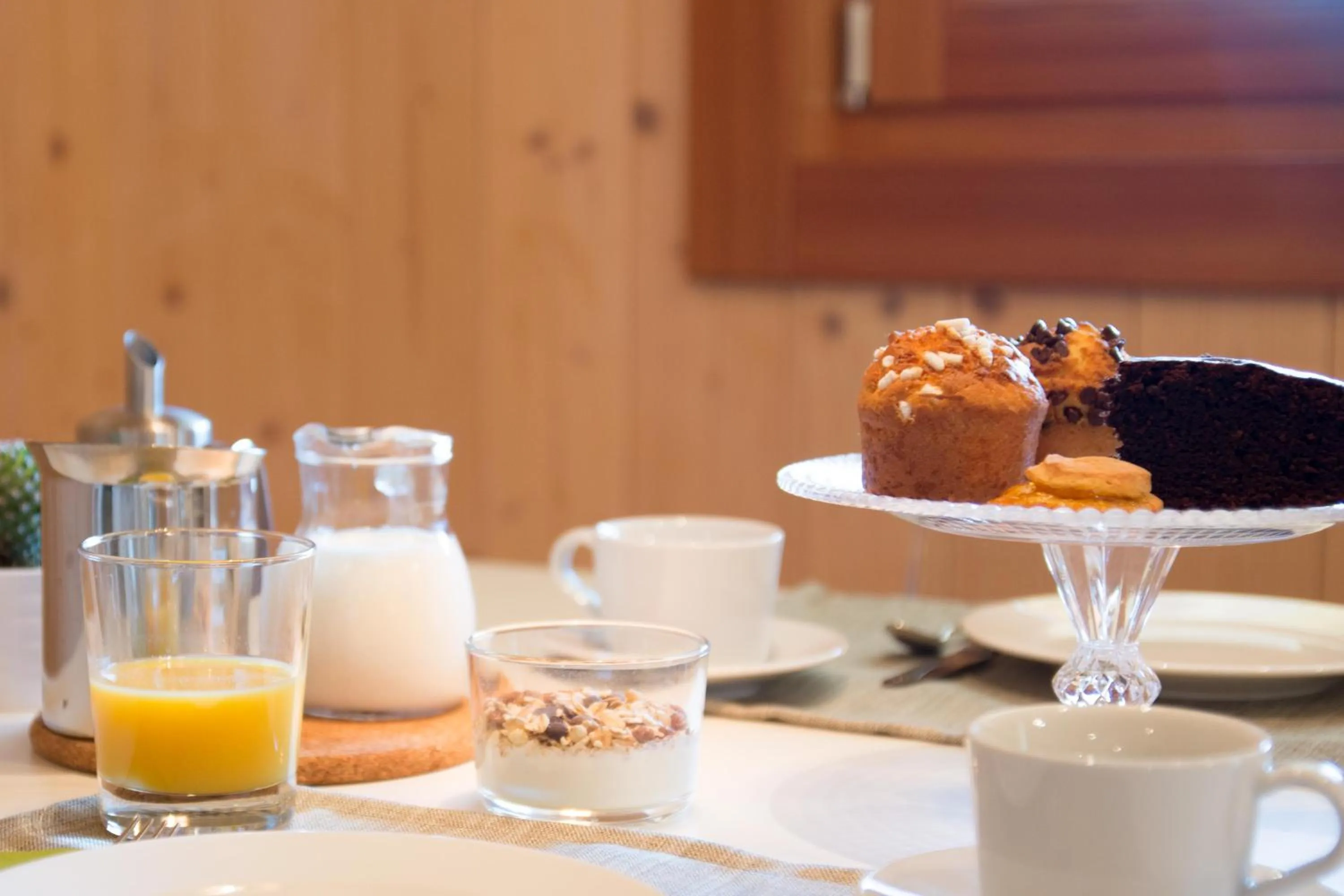 Continental breakfast in Agritur Casteller