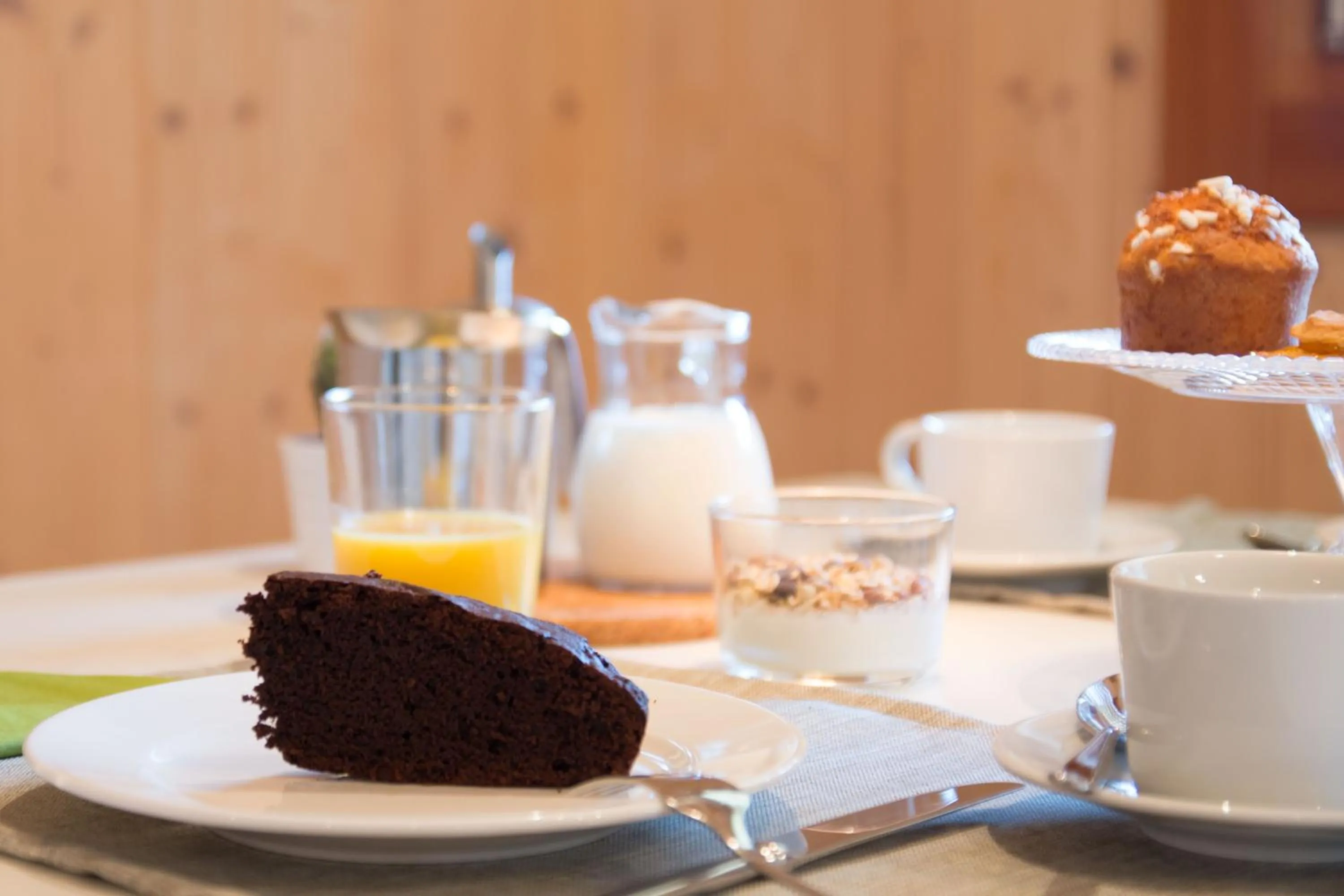 Continental breakfast in Agritur Casteller