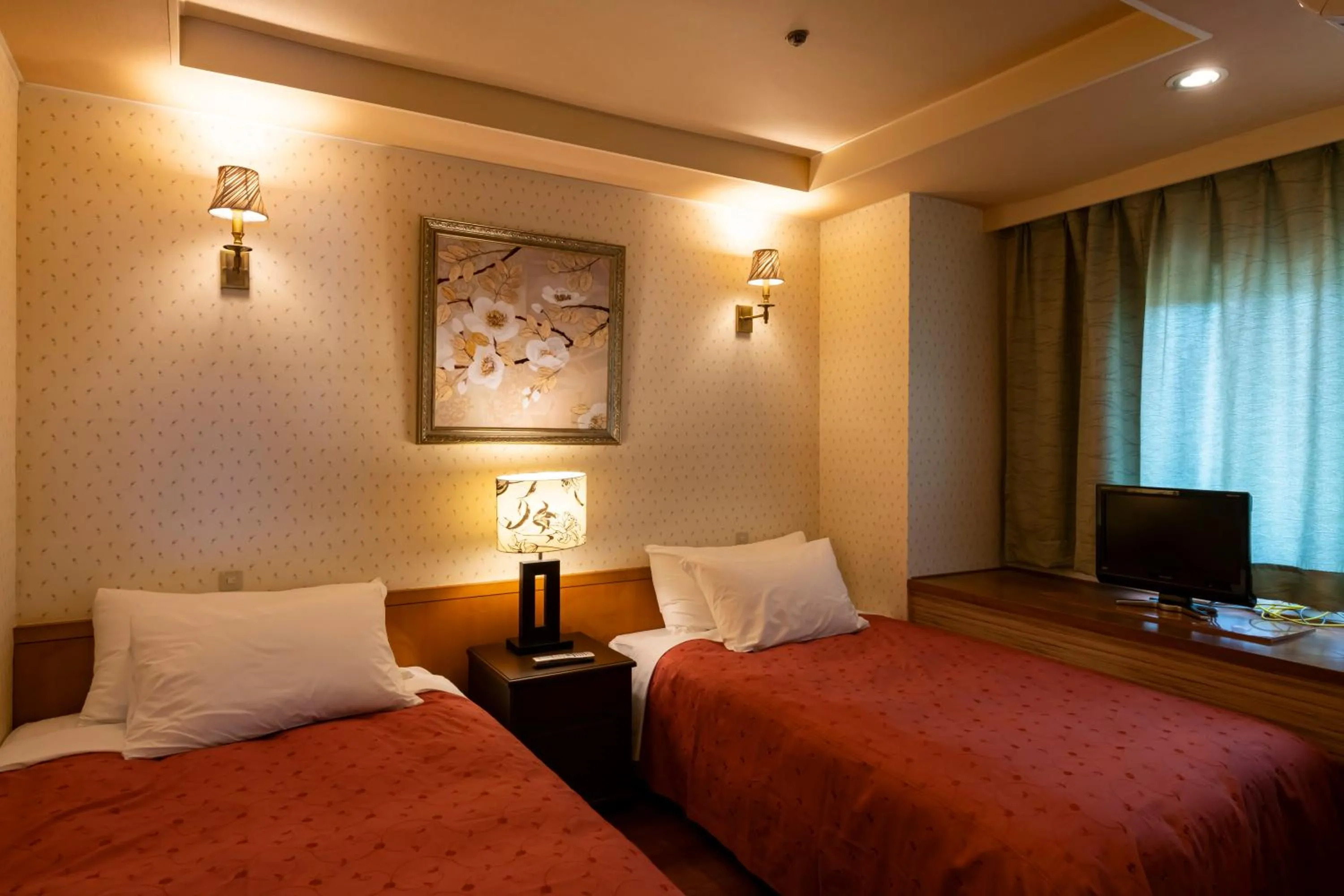 Bed in Kinugawa Grand Hotel Yumenotoki