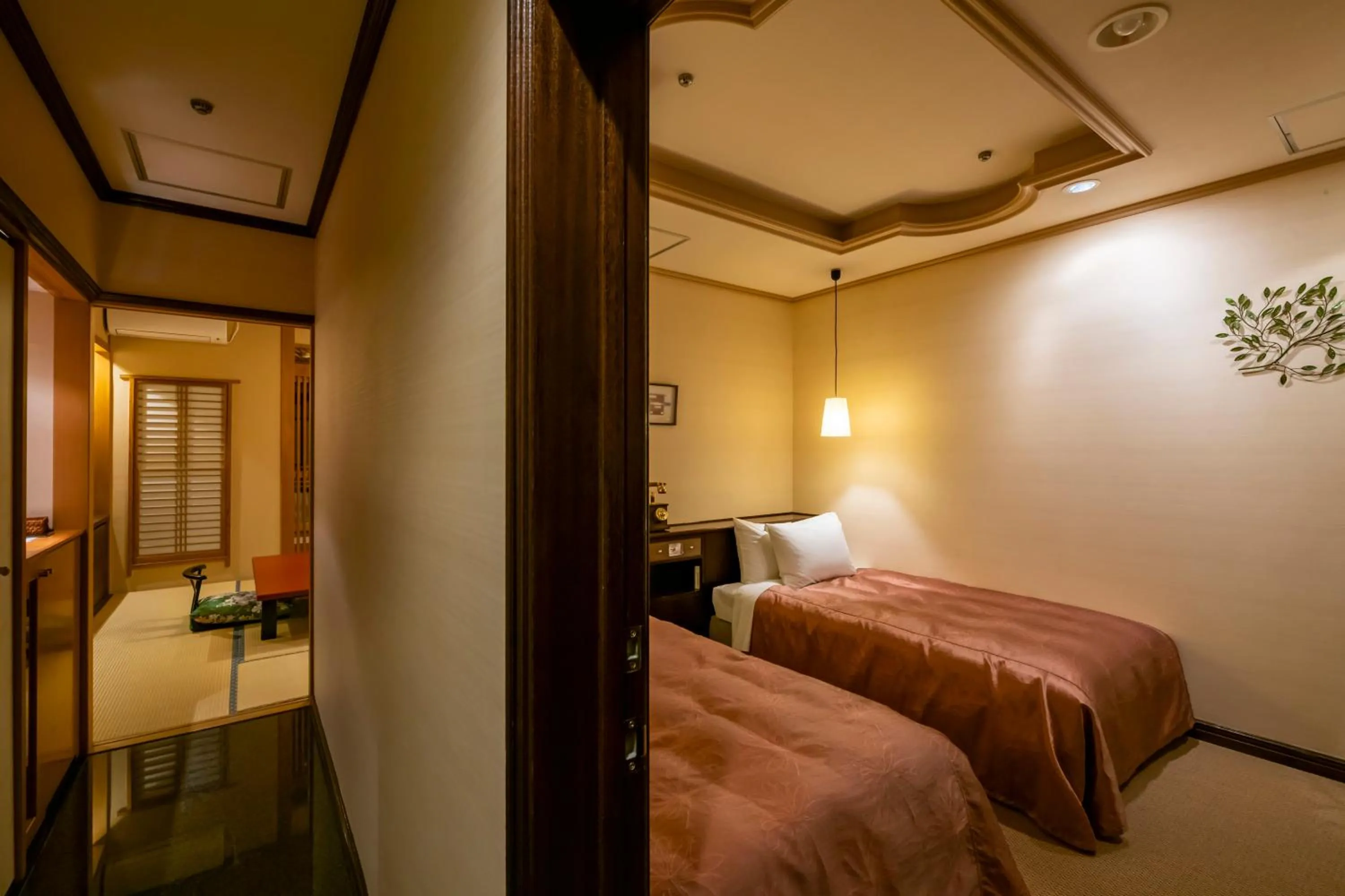 Bed in Kinugawa Grand Hotel Yumenotoki