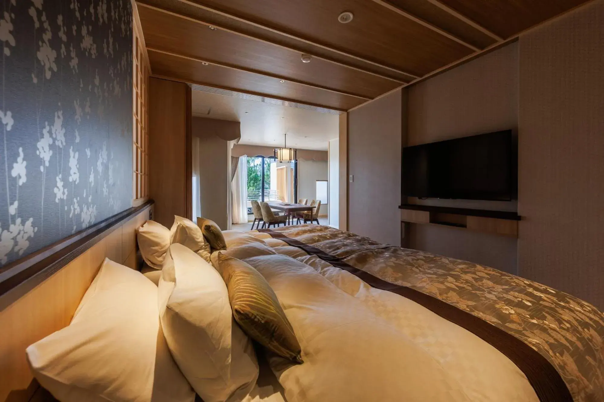 Bed in Kinugawa Grand Hotel Yumenotoki Bed in Kinugawa Grand Hotel Yumenotoki