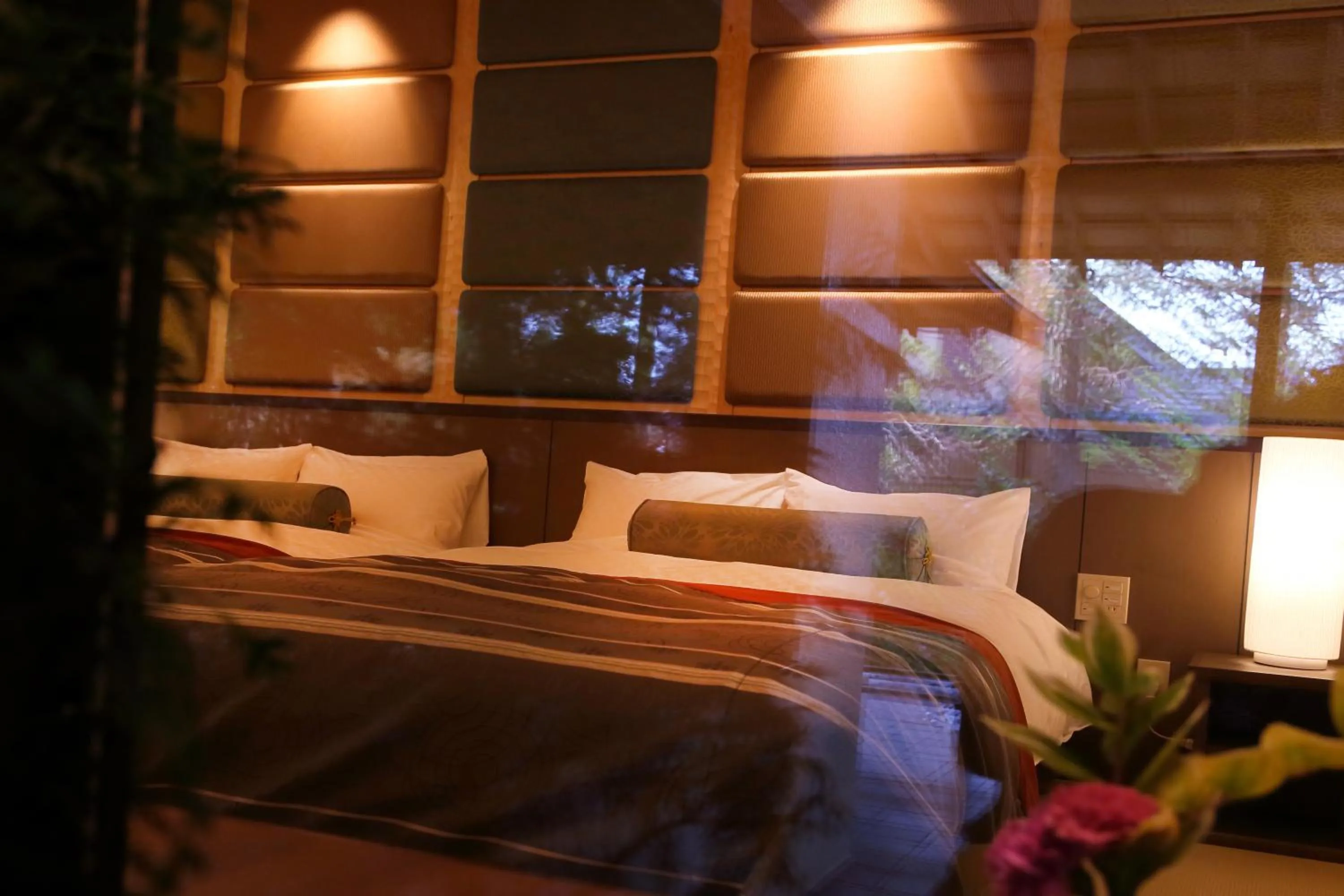 Bed in Kinugawa Grand Hotel Yumenotoki