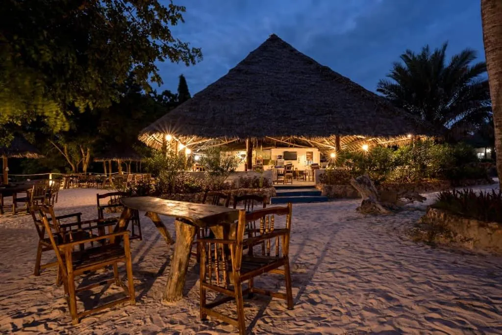 Restaurant/places to eat in Bella Vista Resort Zanzibar